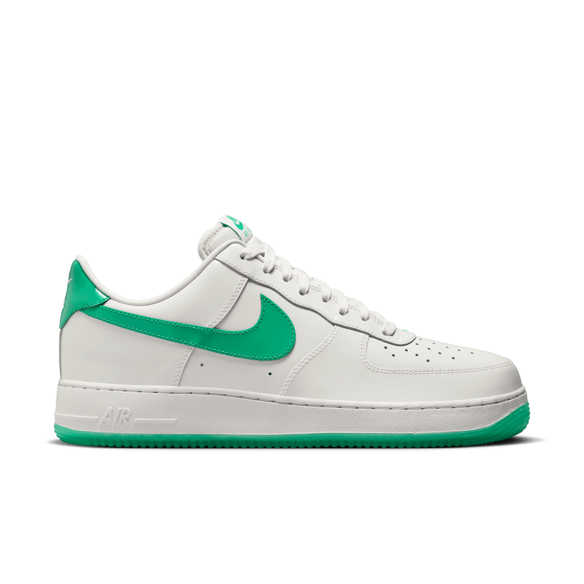 Nike Air Force 1 07 Premium Platinum Tint Stadium Green Patta UK