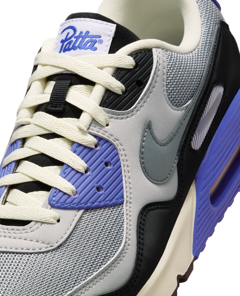 Patta x Nike Air Max 90 SP (Particle Grey/Neutral Grey-Sapphire)