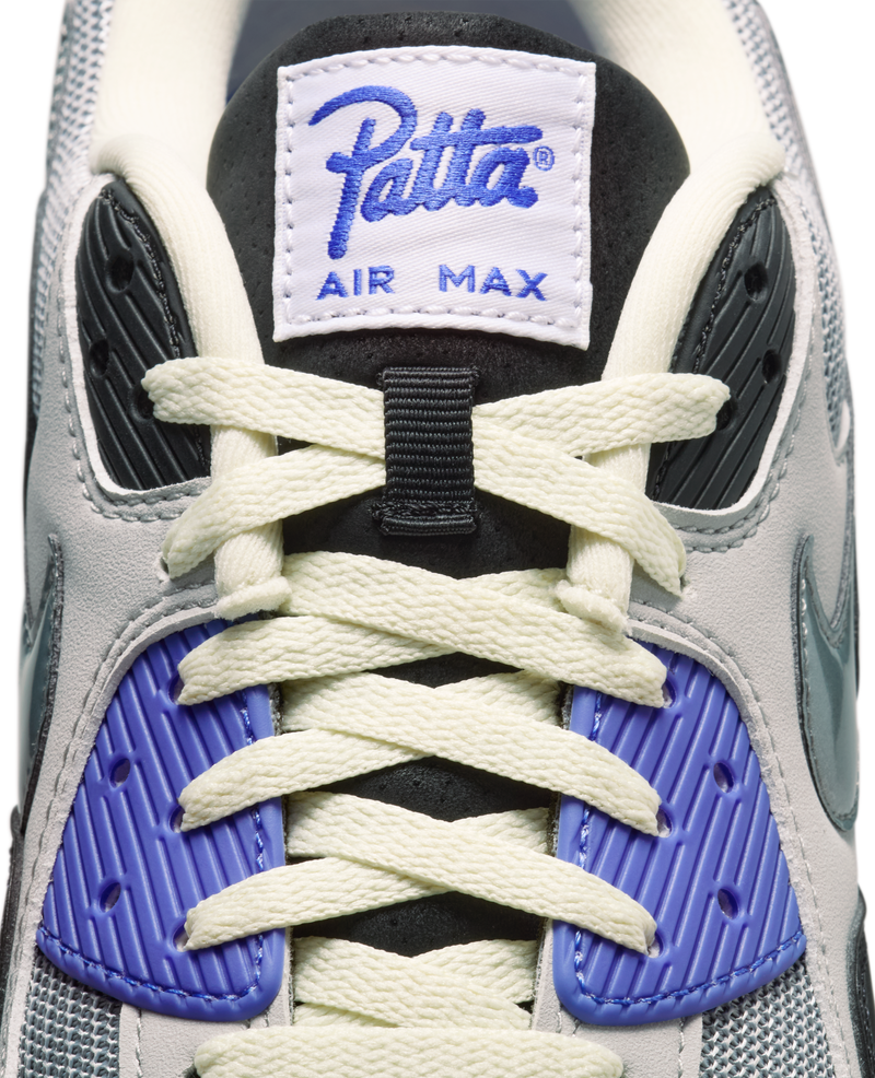 Patta x Nike Air Max 90 SP (Particle Grey/Neutral Grey-Sapphire)