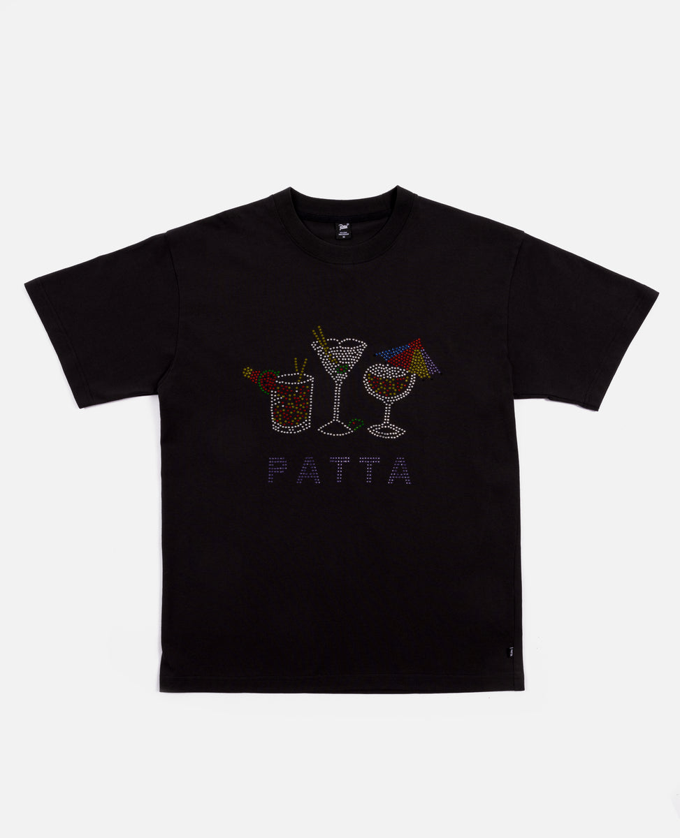 Patta It's 5 O'Clock Somewhere T-Shirt (Black)