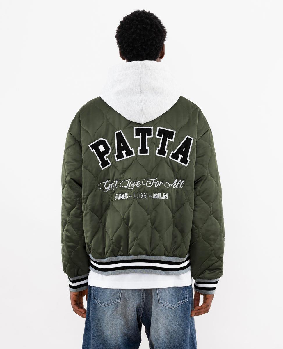 Patta Hooded Bomber Jacket (Beetle) Patta UK