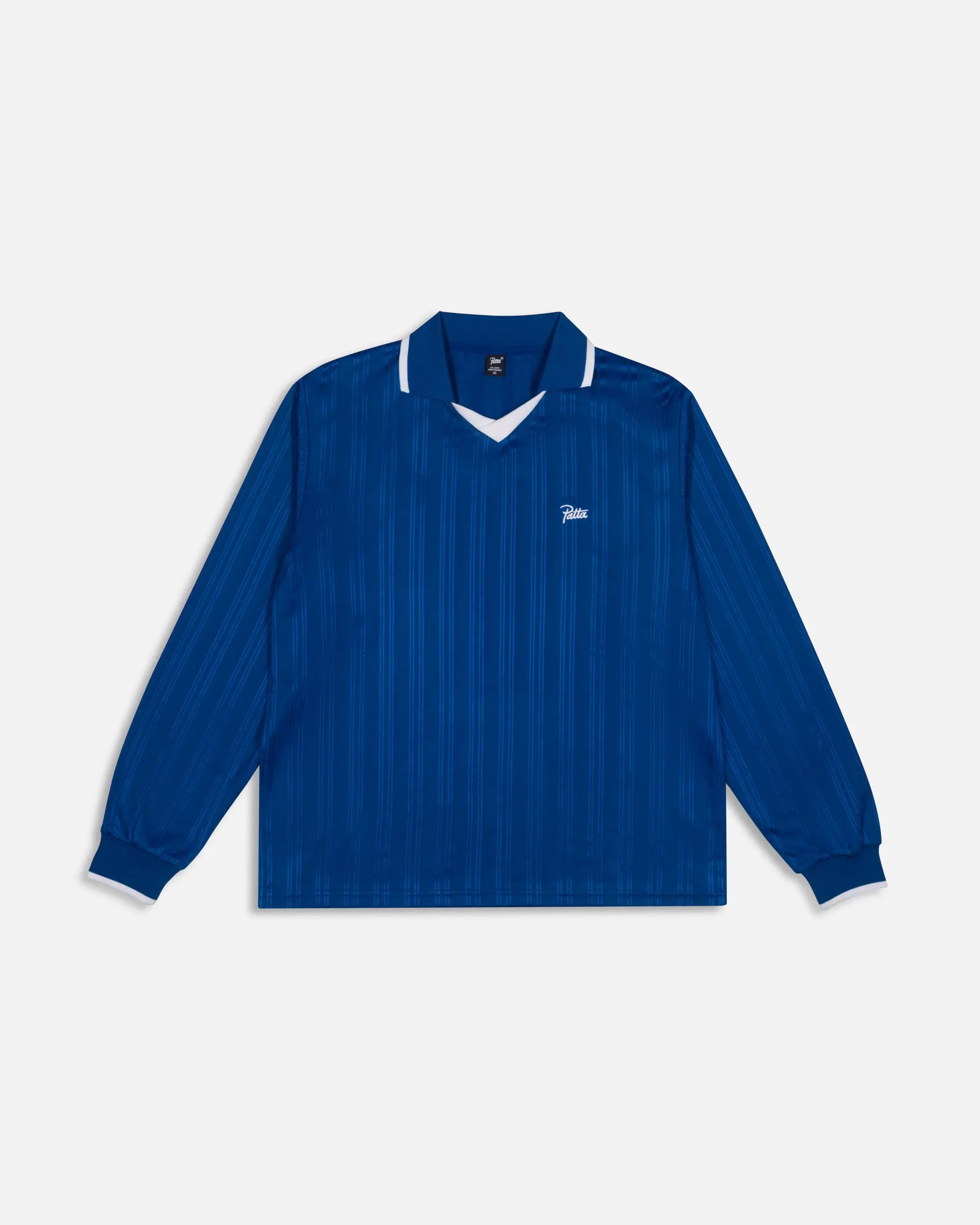 Patta Jacquard Striped Long Sleeve Jersey (Monaco Blue ) - Patta 