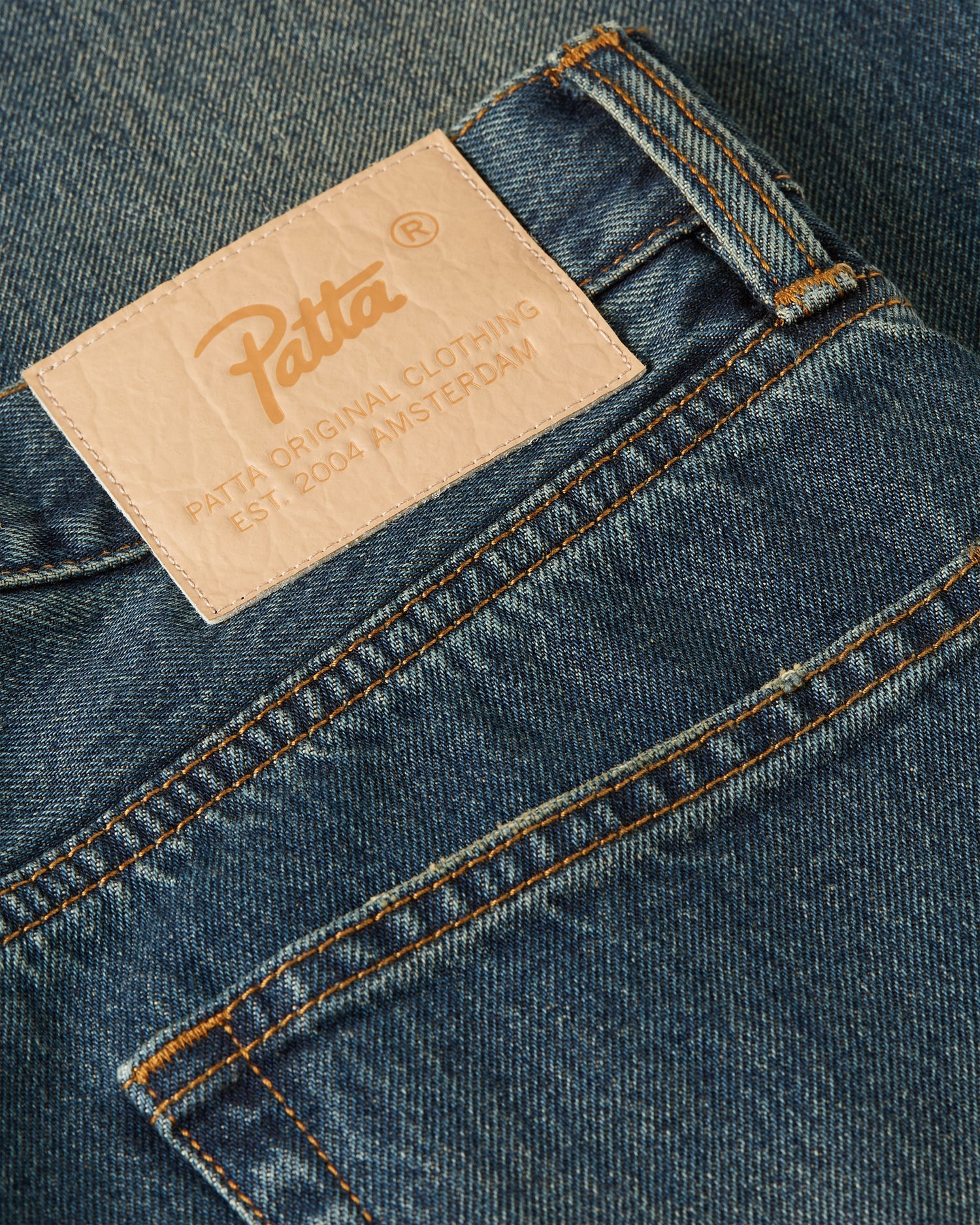 Patta Whiskers Denim Pants (Vintage Blue)