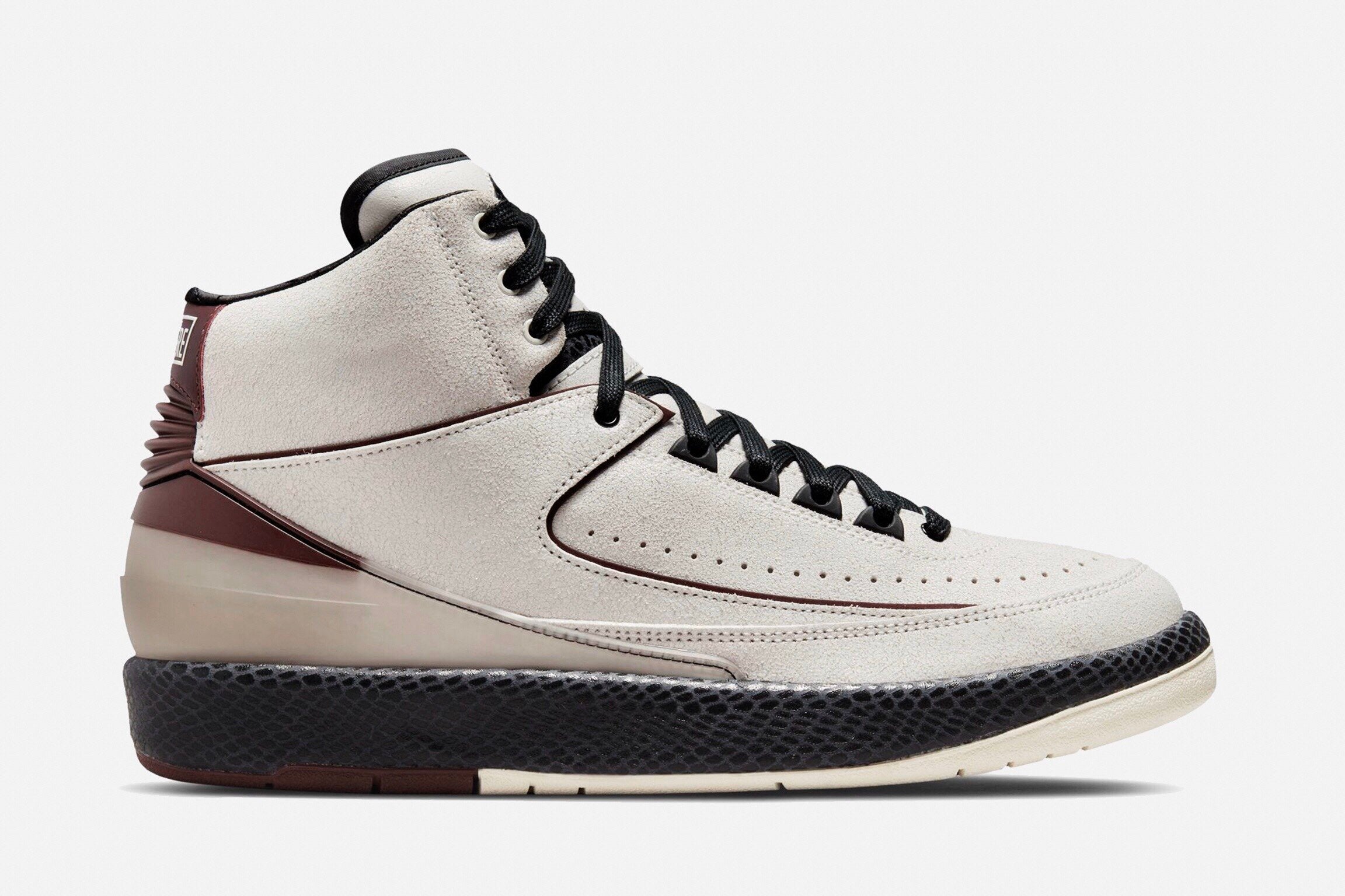 Air Jordan 2 Retro Sp (Sail/Black-Burgundy Crush)