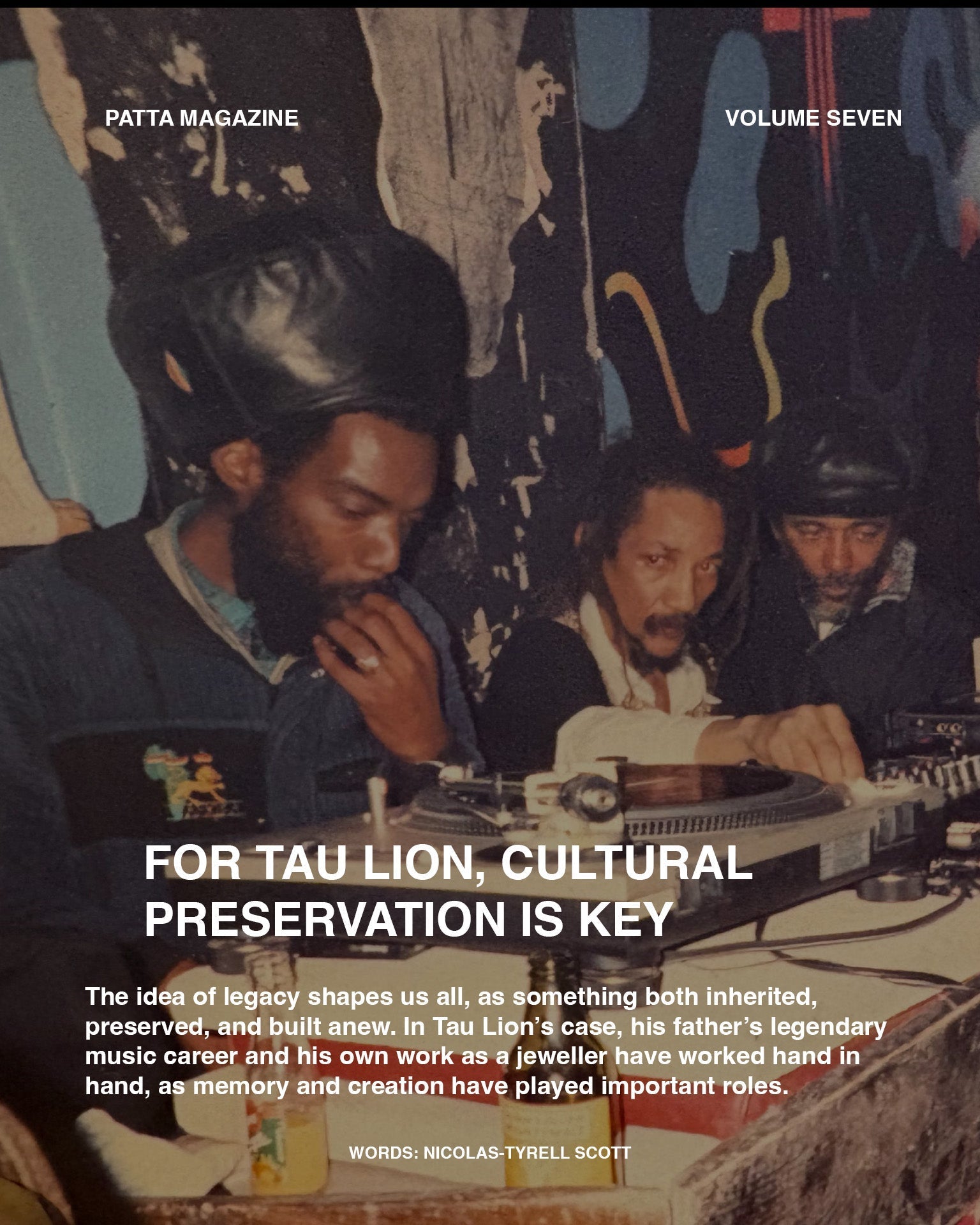 Tau Lion on Cultural Preservation