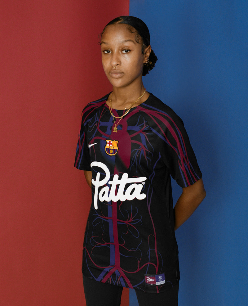 FCB x Patta Culers del Món Men's Patta Script Logo Pre-Match Jersey