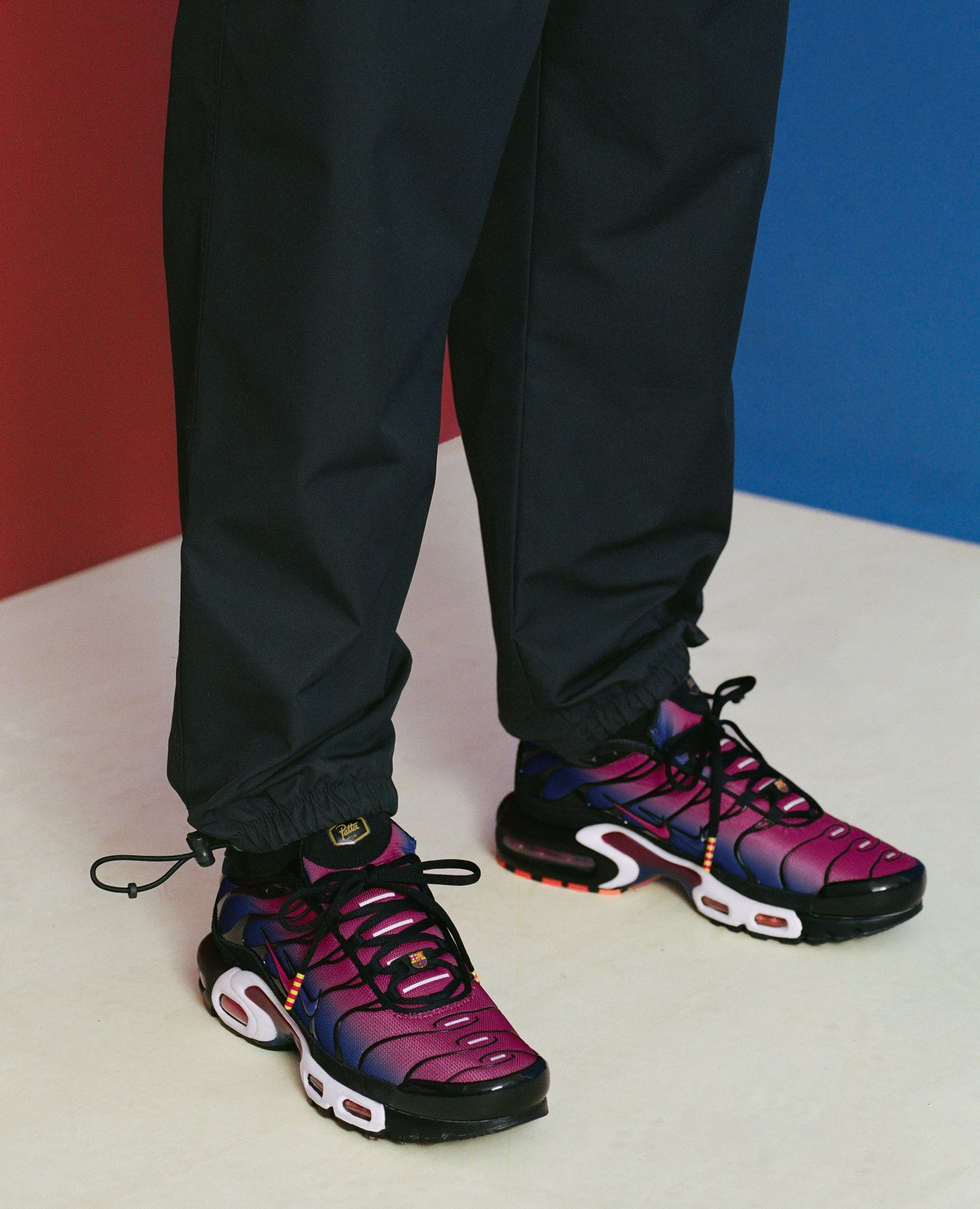 FCB x Patta Culers del Món Nike Air Max Plus (Black/Noble Red-Deep Royal Blue)