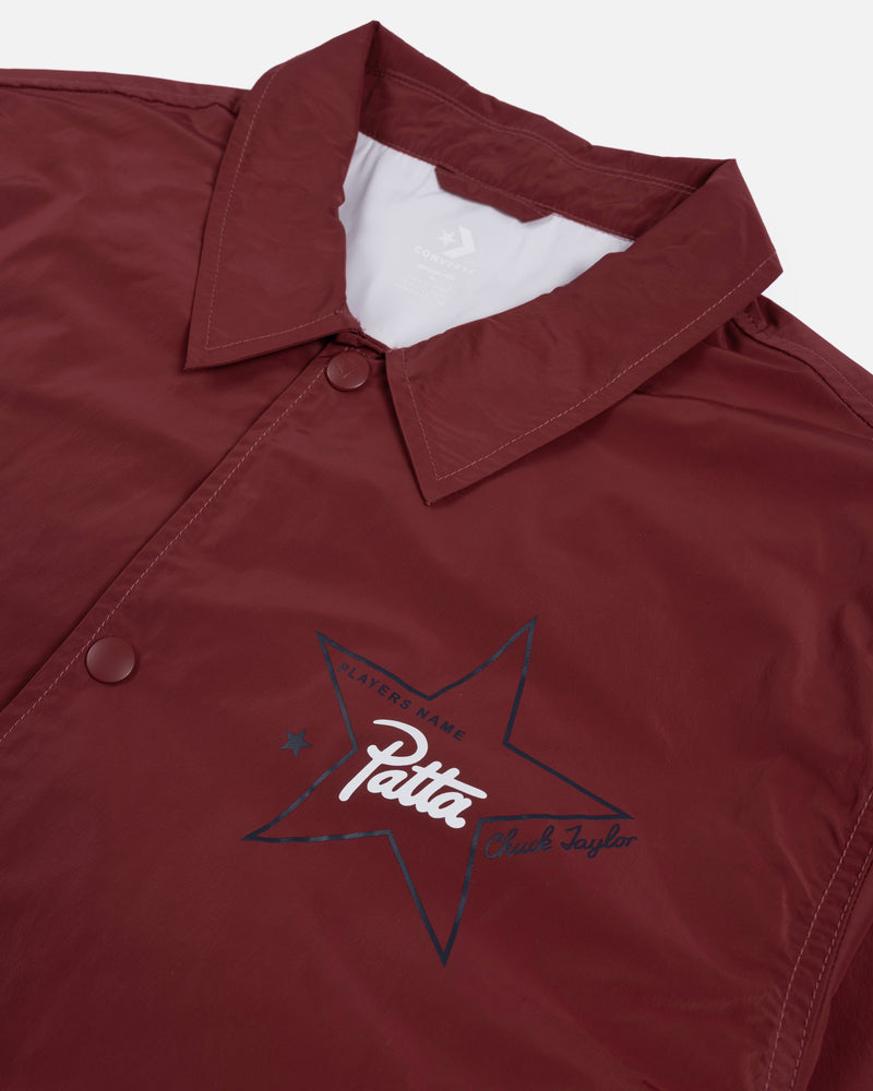 Patta x Converse Coaches Jacket (Garnet)