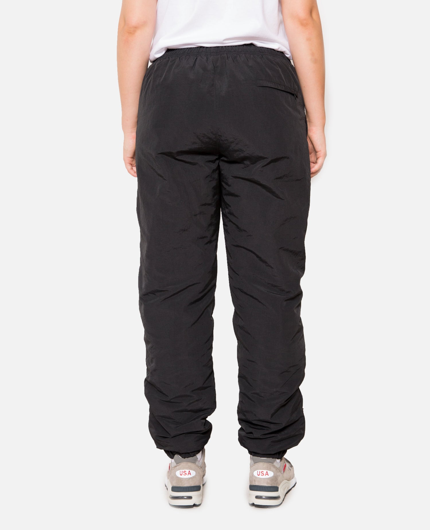 Patta Basic Nylon Padded Track Pants (Black)