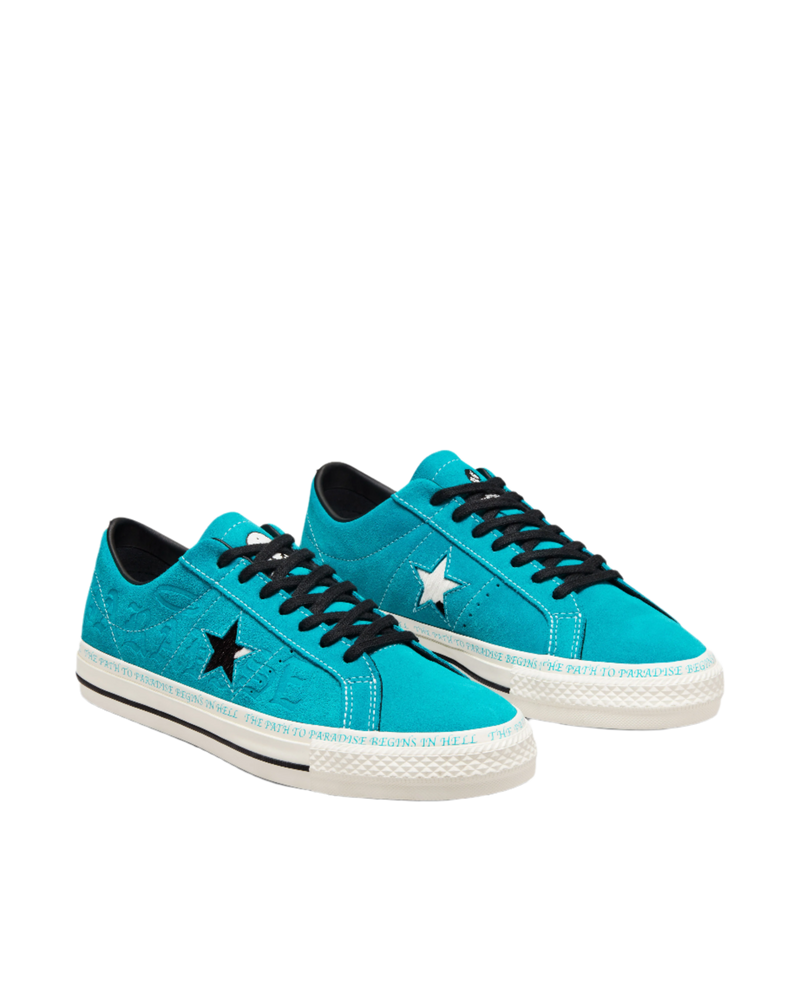 Converse x Sean Pablo One Star Pro Ox Rapid (Teal/Black/Egret)