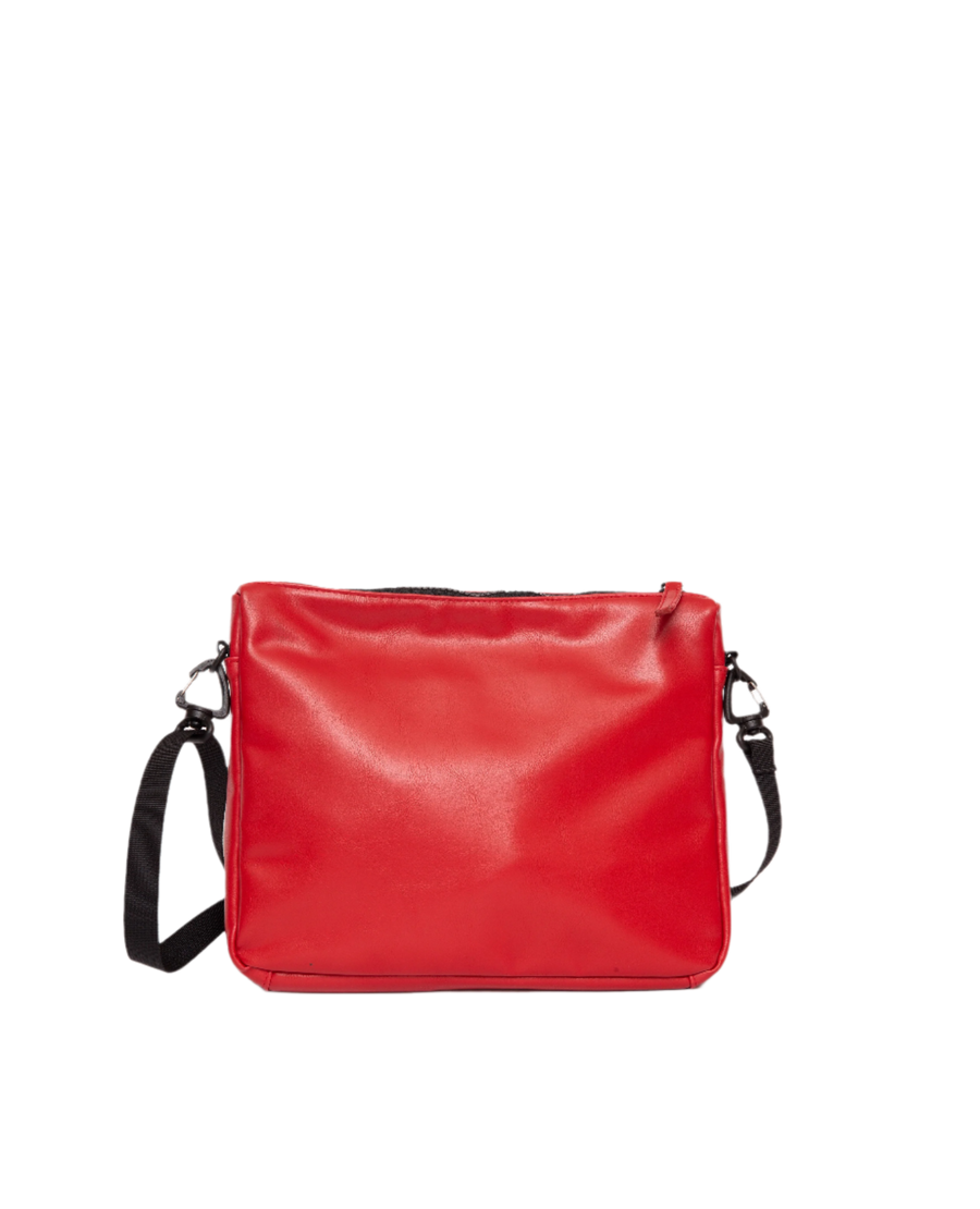 Patta Faux Leather Shoulder Bag