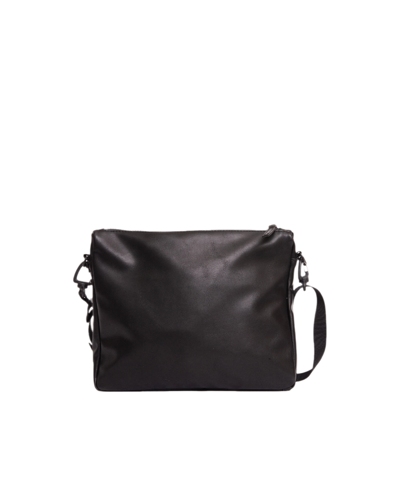 Patta Faux Leather Shoulder Bag