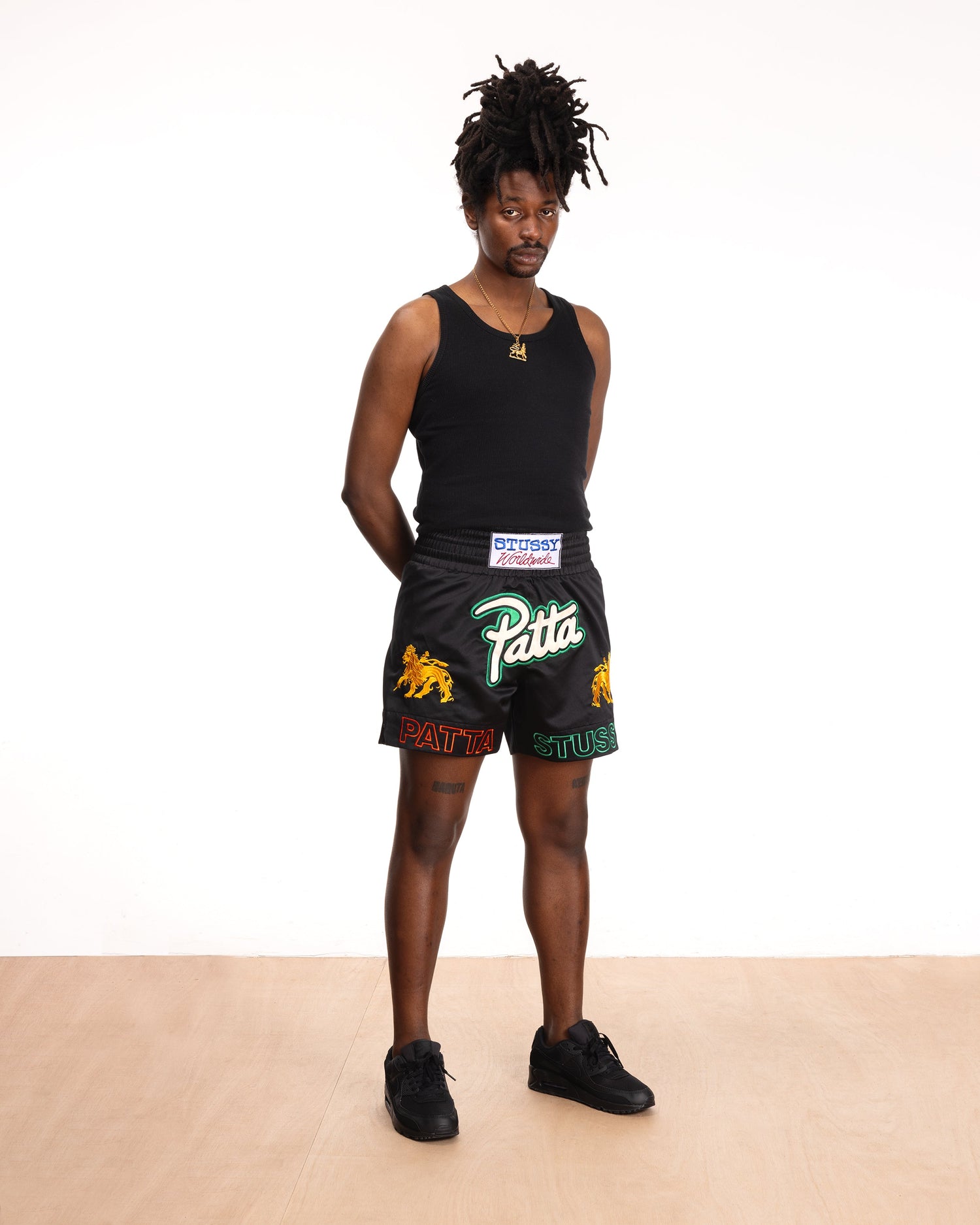 Patta x Stussy Boxing Short (Black)