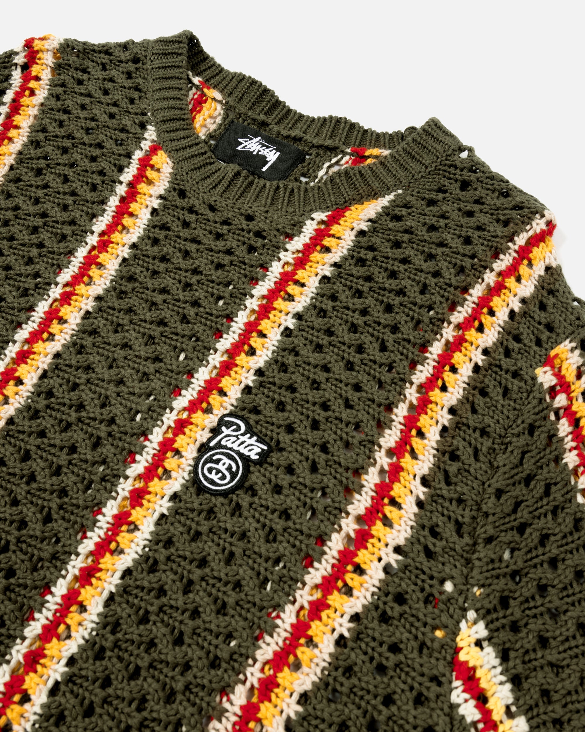 Stussy x Patta Striped Knit Bucket Hat Stussy x Patta Bucket