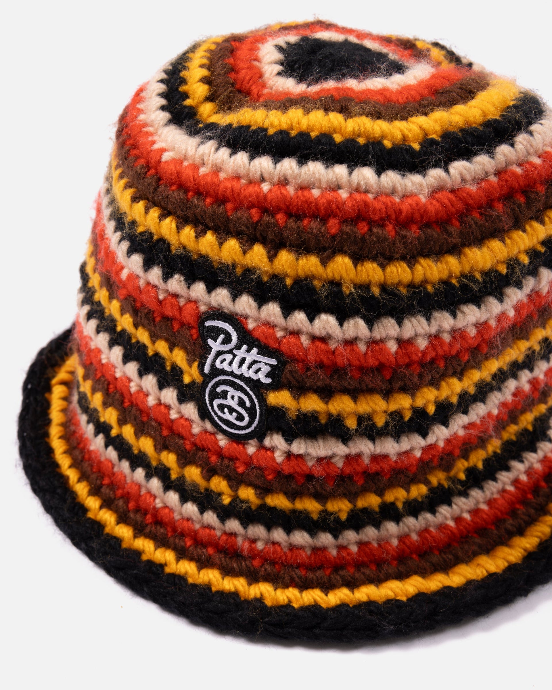 Patta x Stussy Striped Knit Bucket Hat (Multi)