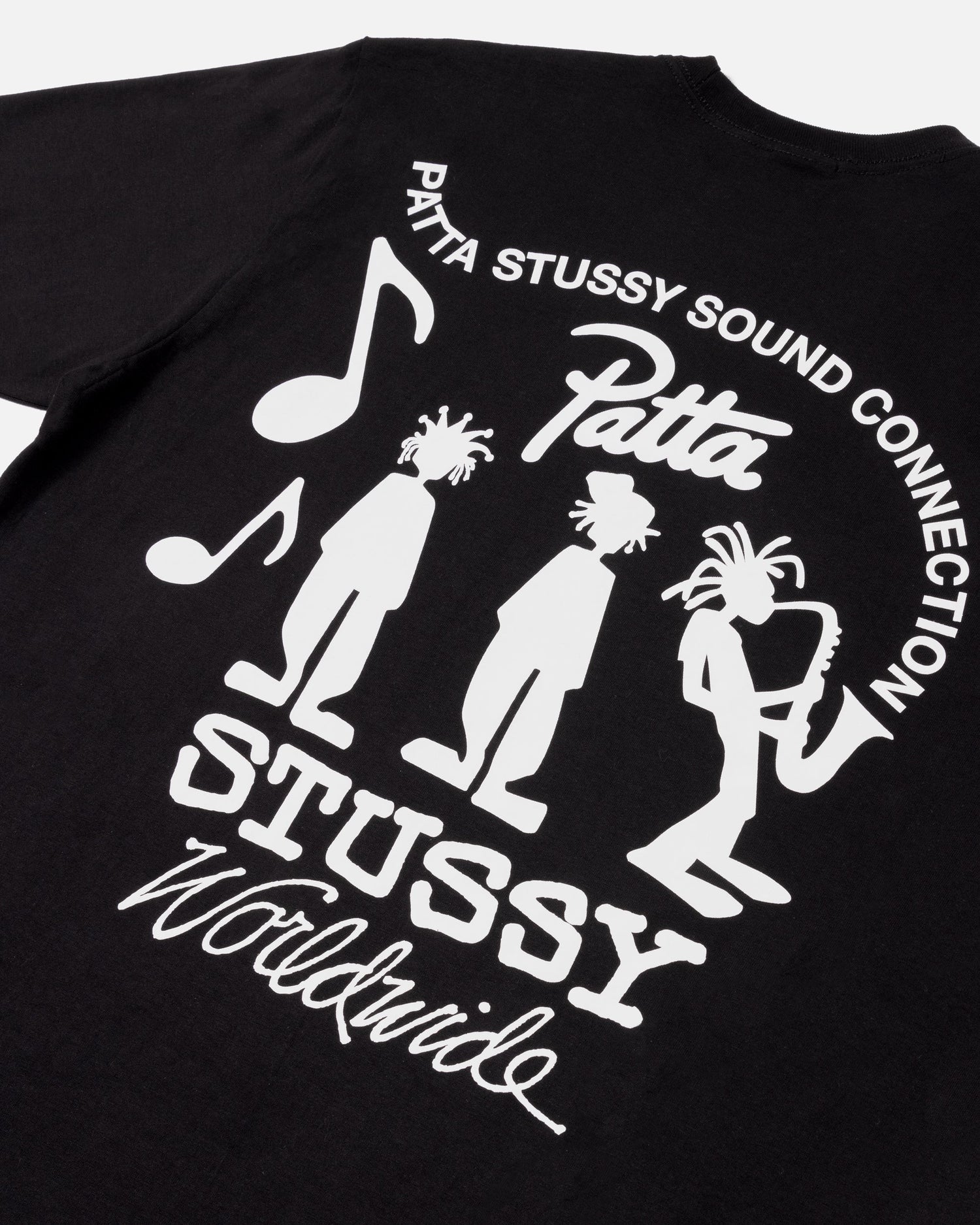 Patta x Stussy Sound Connection Tee (Black)