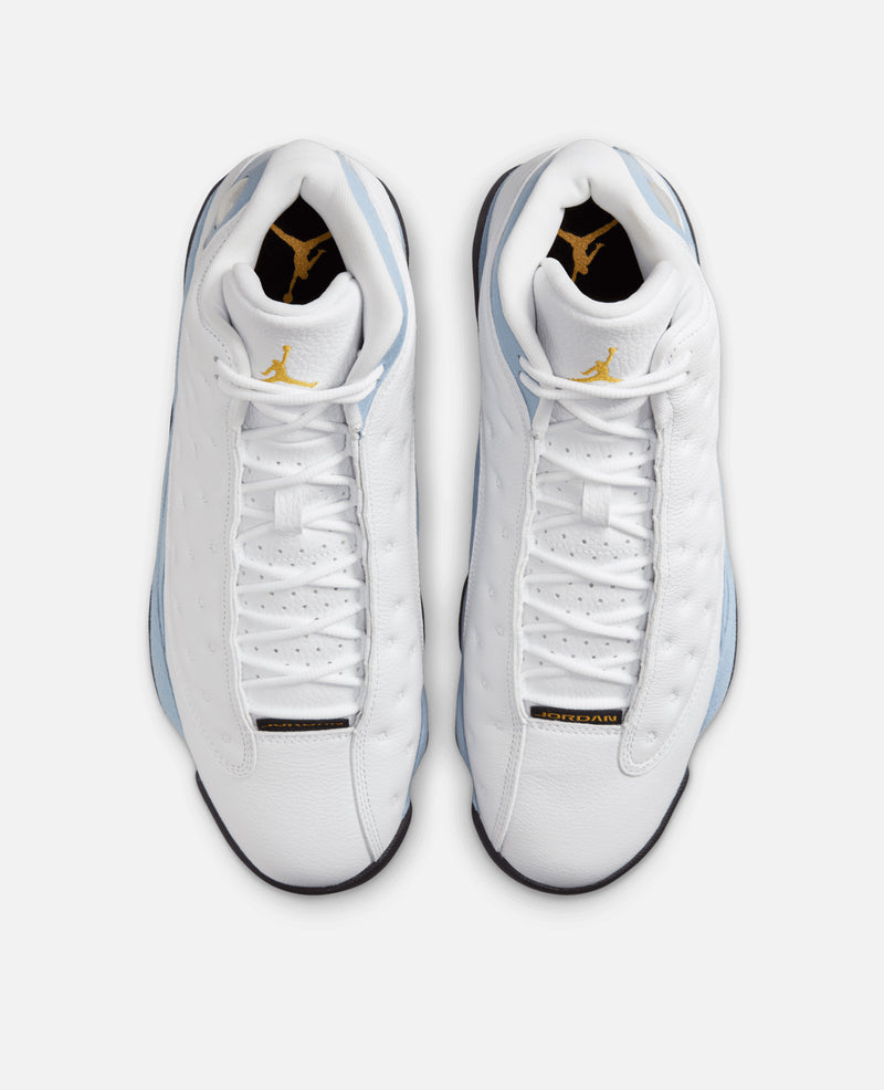 Nike Air Jordan 13 Retro (White/Yellow Ochre-Blue Grey-Black)