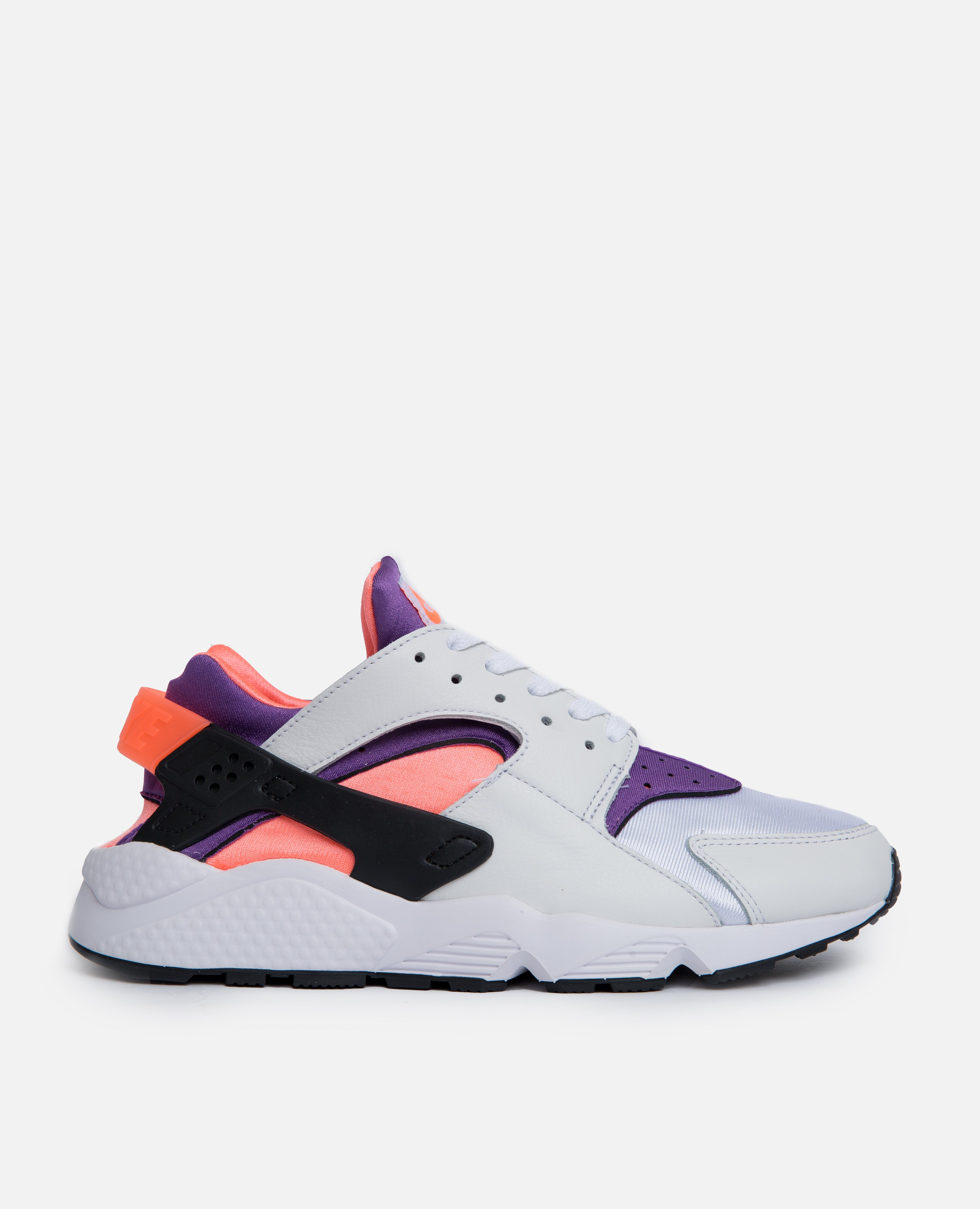 Nike huarache purple and white sale