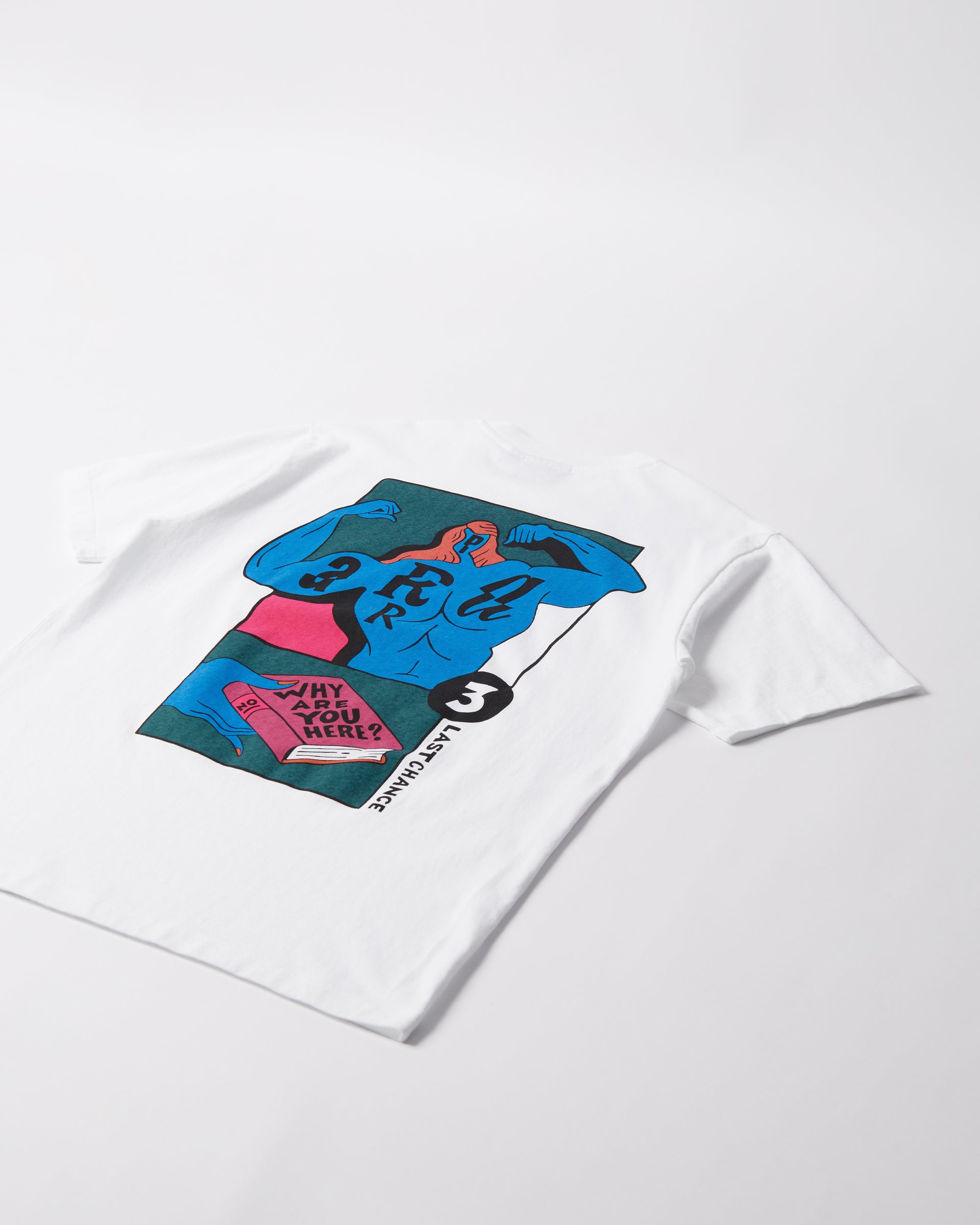 byParra Why Are You Here T-Shirt (White)