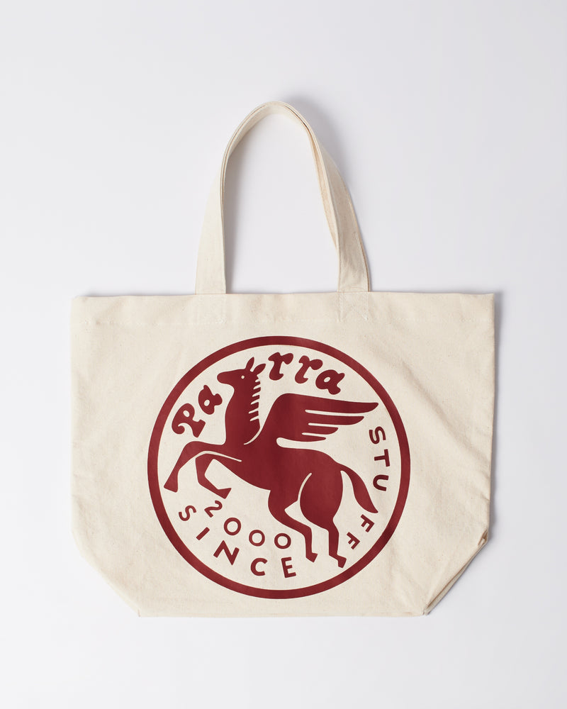 byParra Last Chance Books Tote Bag (Off White)