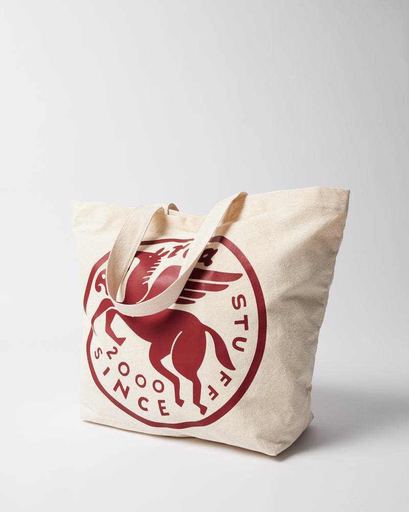 byParra Last Chance Books Tote Bag (Off White)