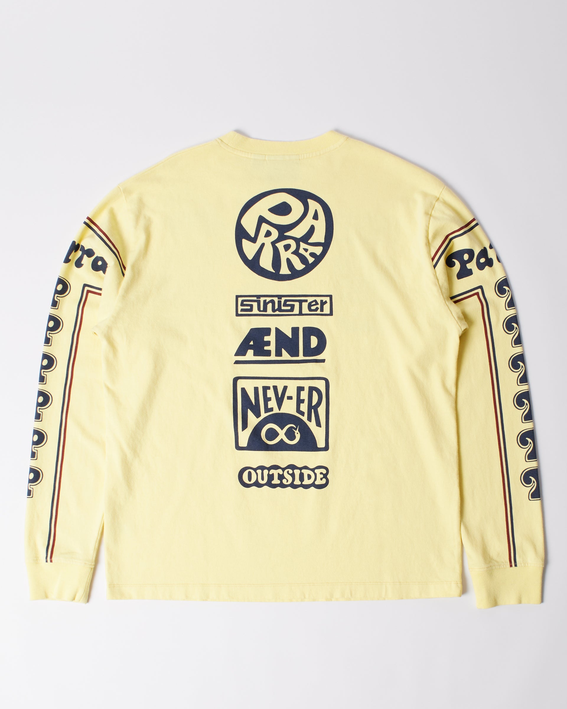 byParra Never Sinister Long Sleeve T-Shirt (Yellow)