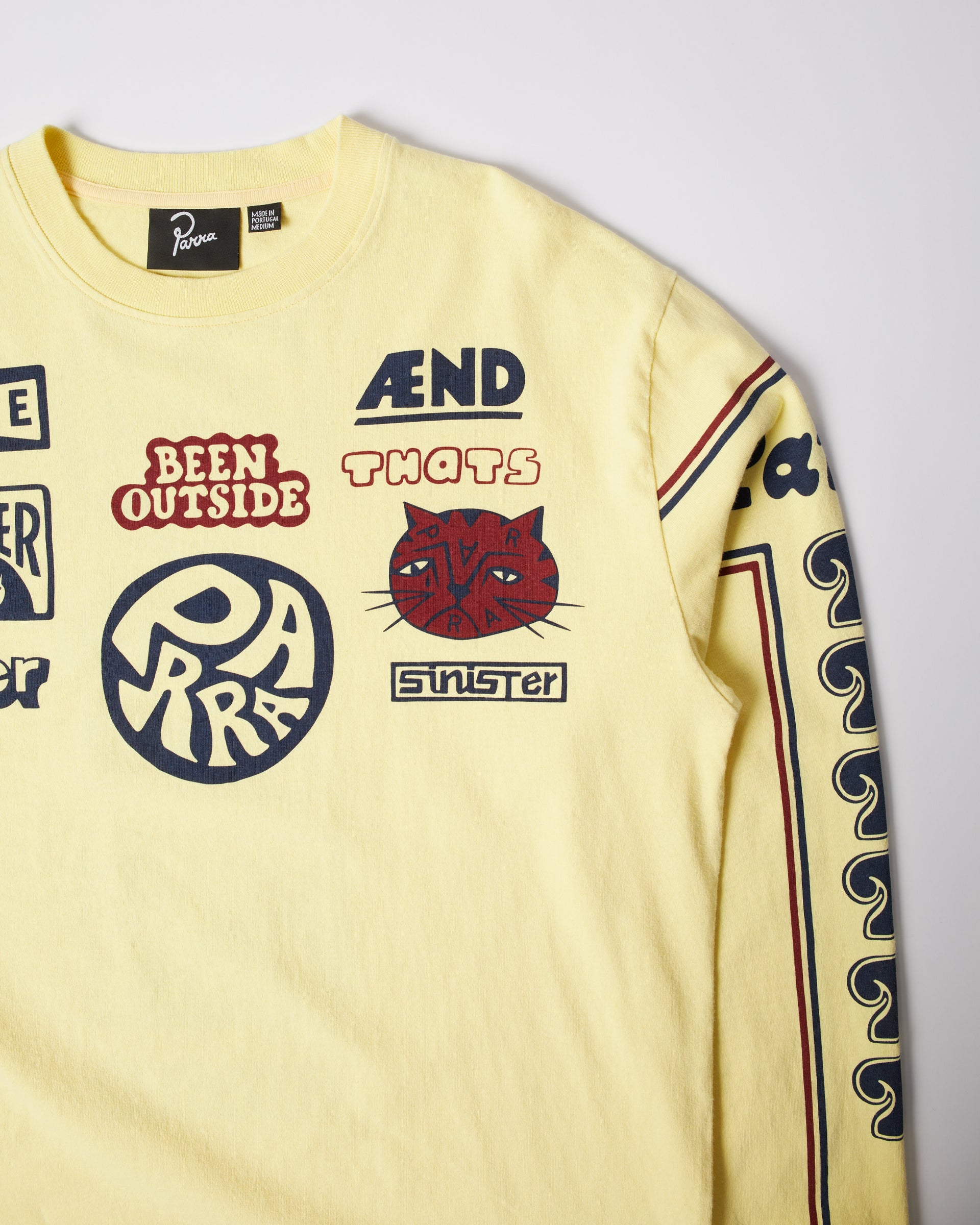 byParra Never Sinister Long Sleeve T-Shirt (Yellow)