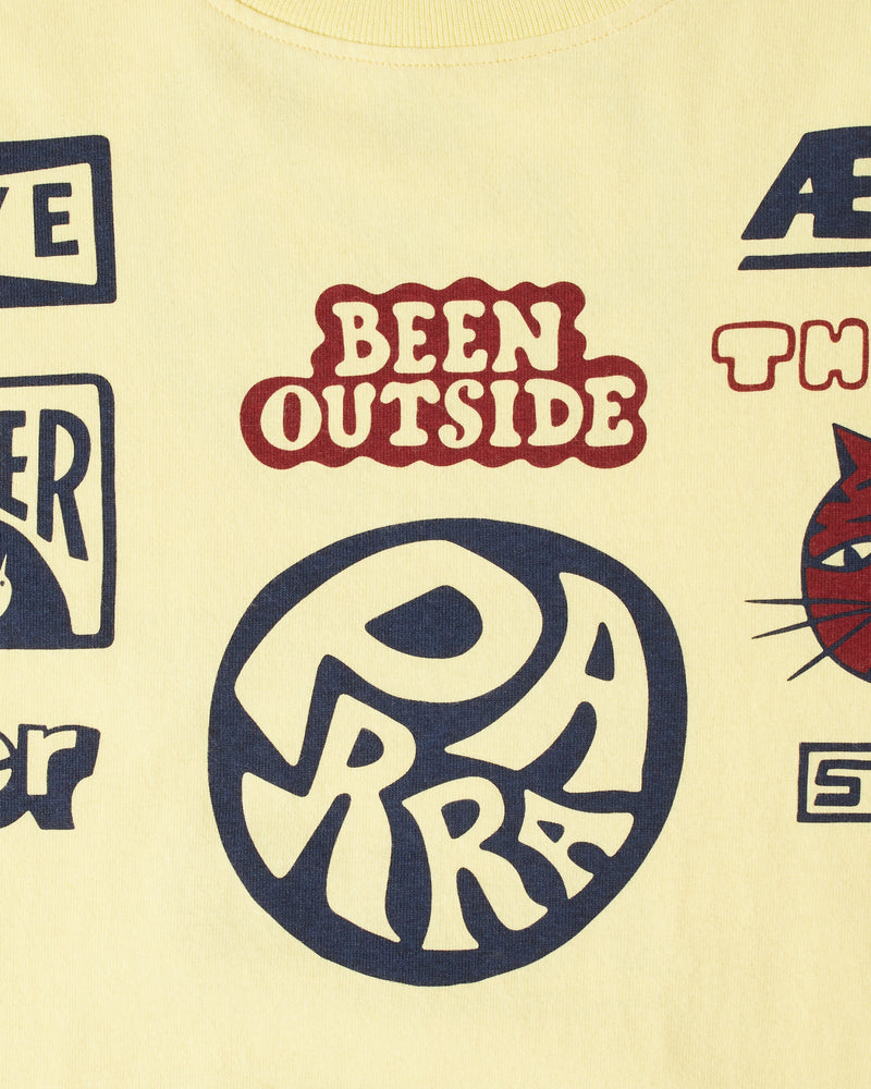 byParra Never Sinister Long Sleeve T-Shirt (Yellow)