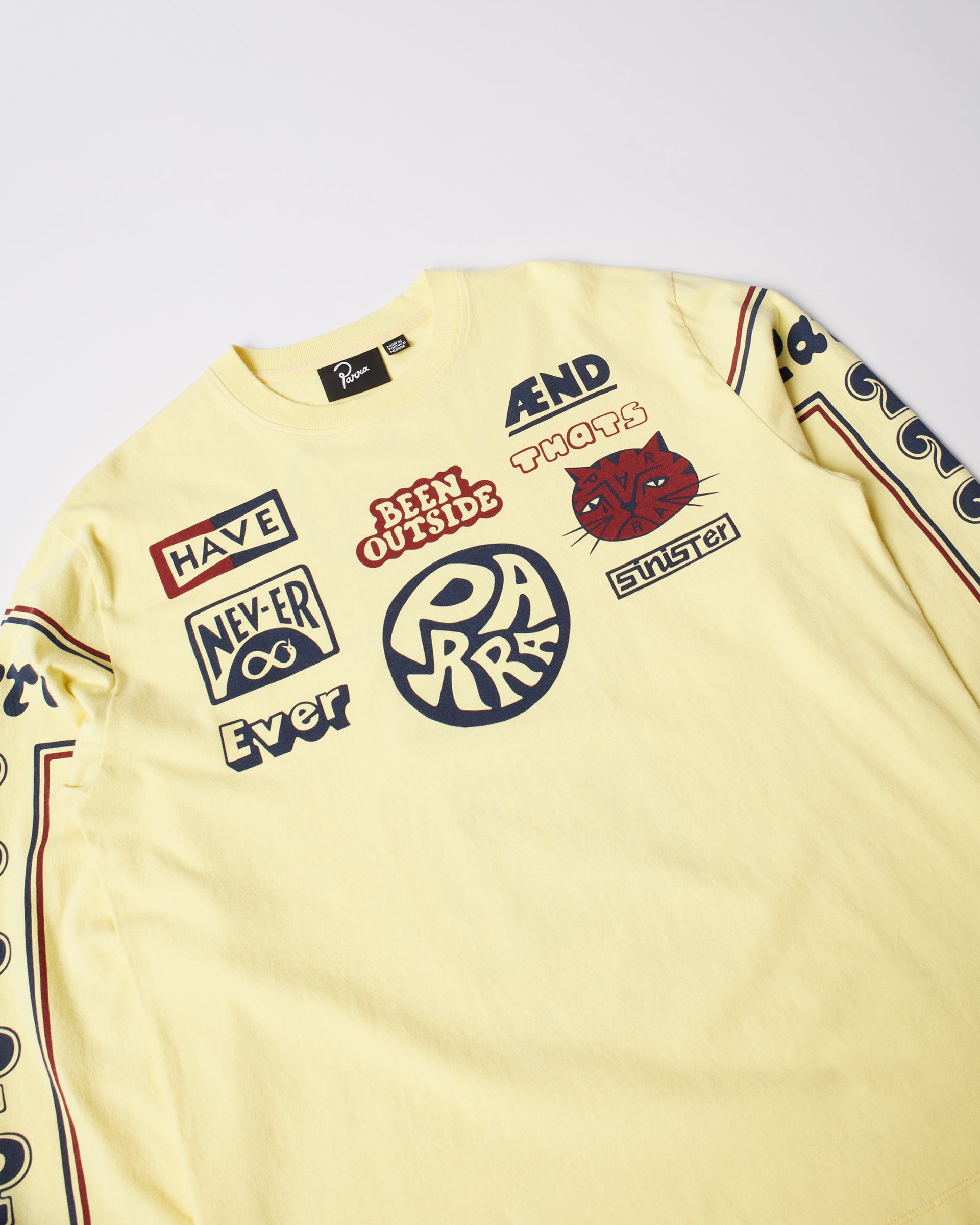 byParra Never Sinister Long Sleeve T-Shirt (Yellow)