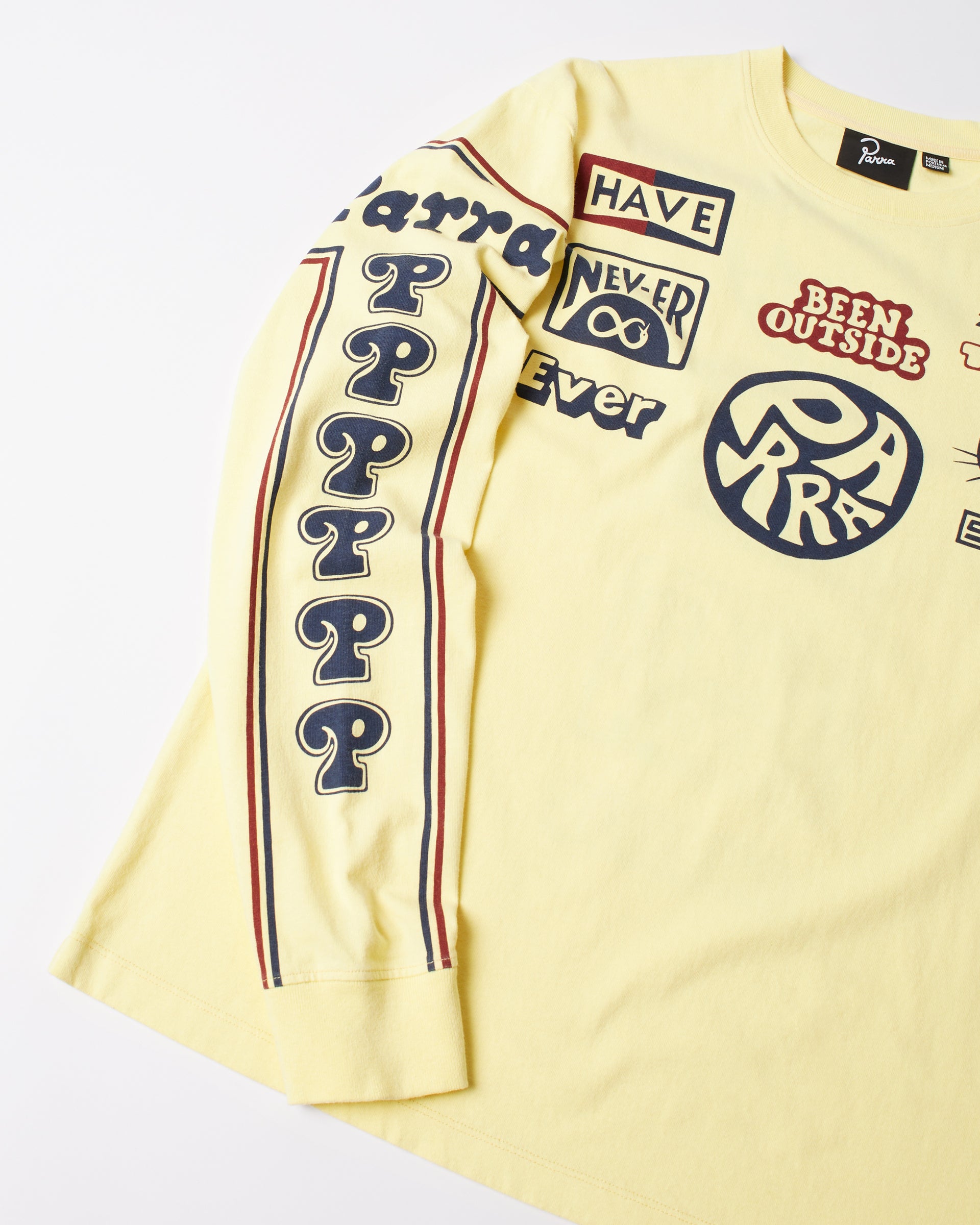 byParra Never Sinister Long Sleeve T-Shirt (Yellow)