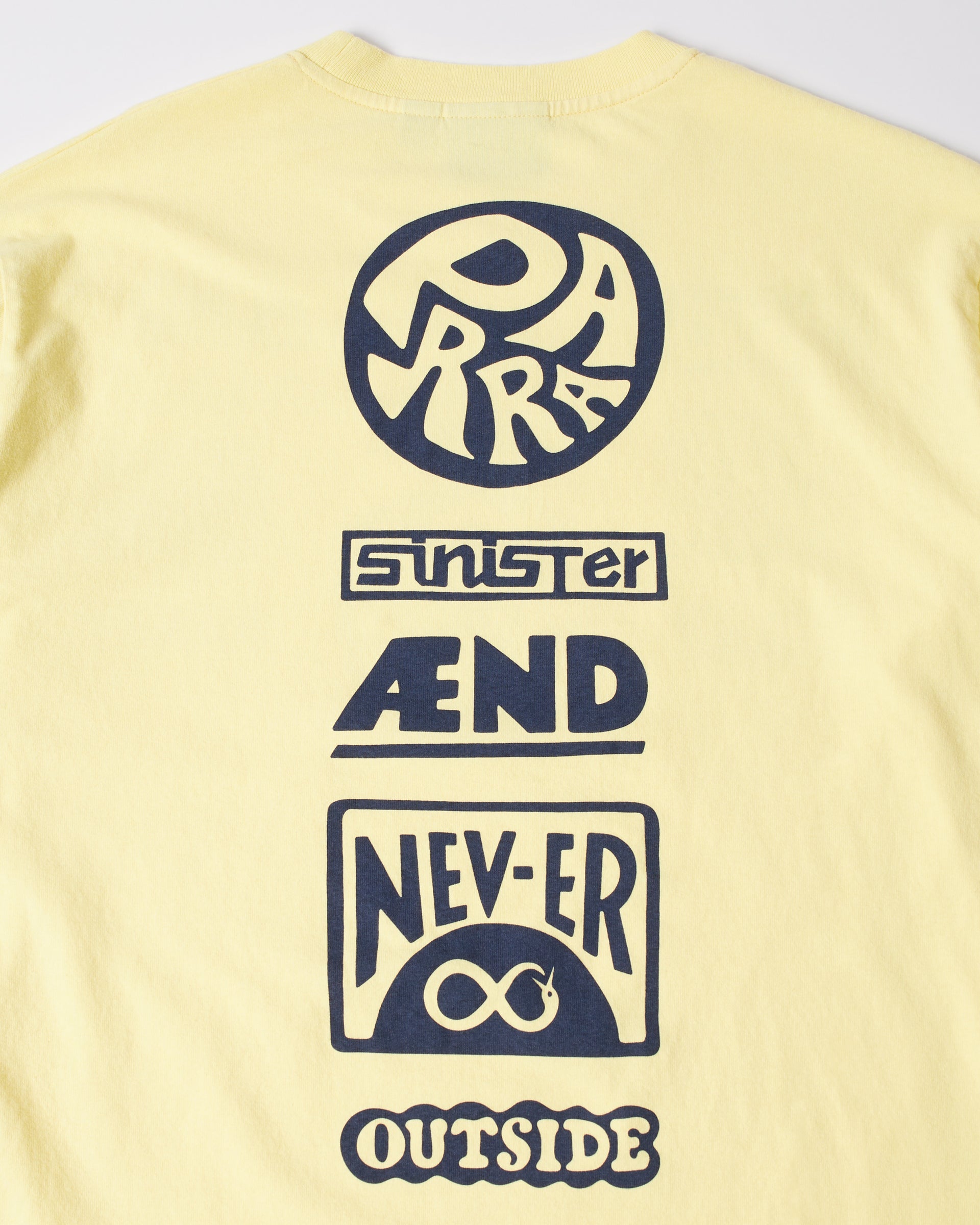 byParra Never Sinister Long Sleeve T-Shirt (Yellow)