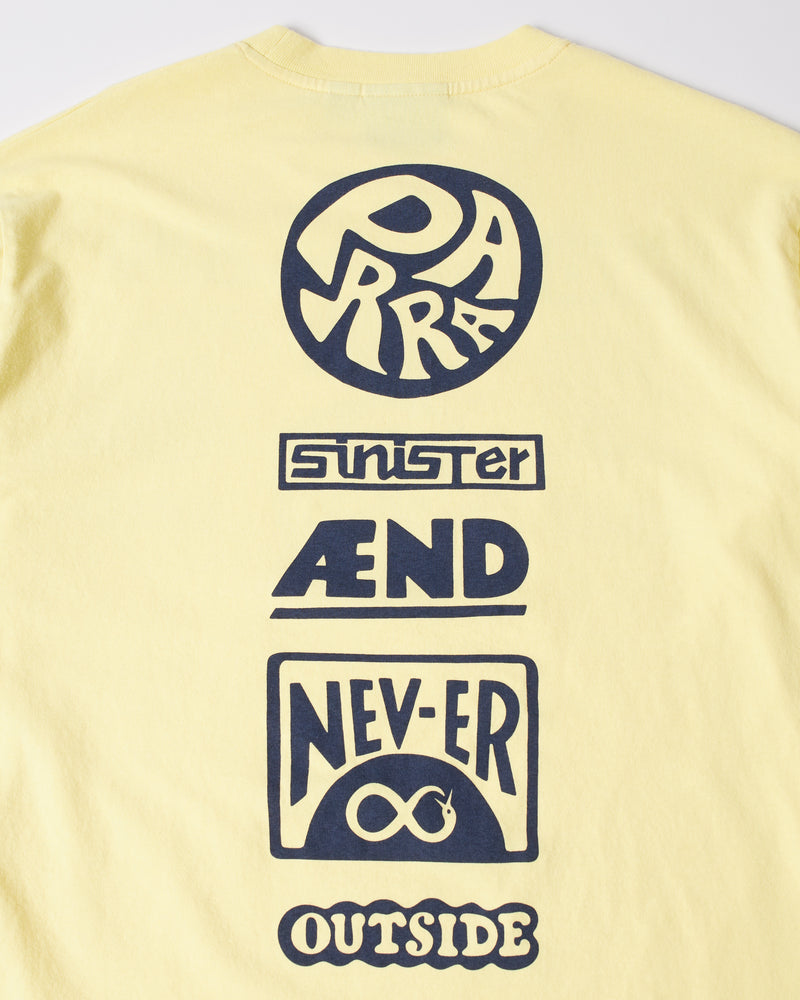 byParra Never Sinister Long Sleeve T-Shirt (Yellow)