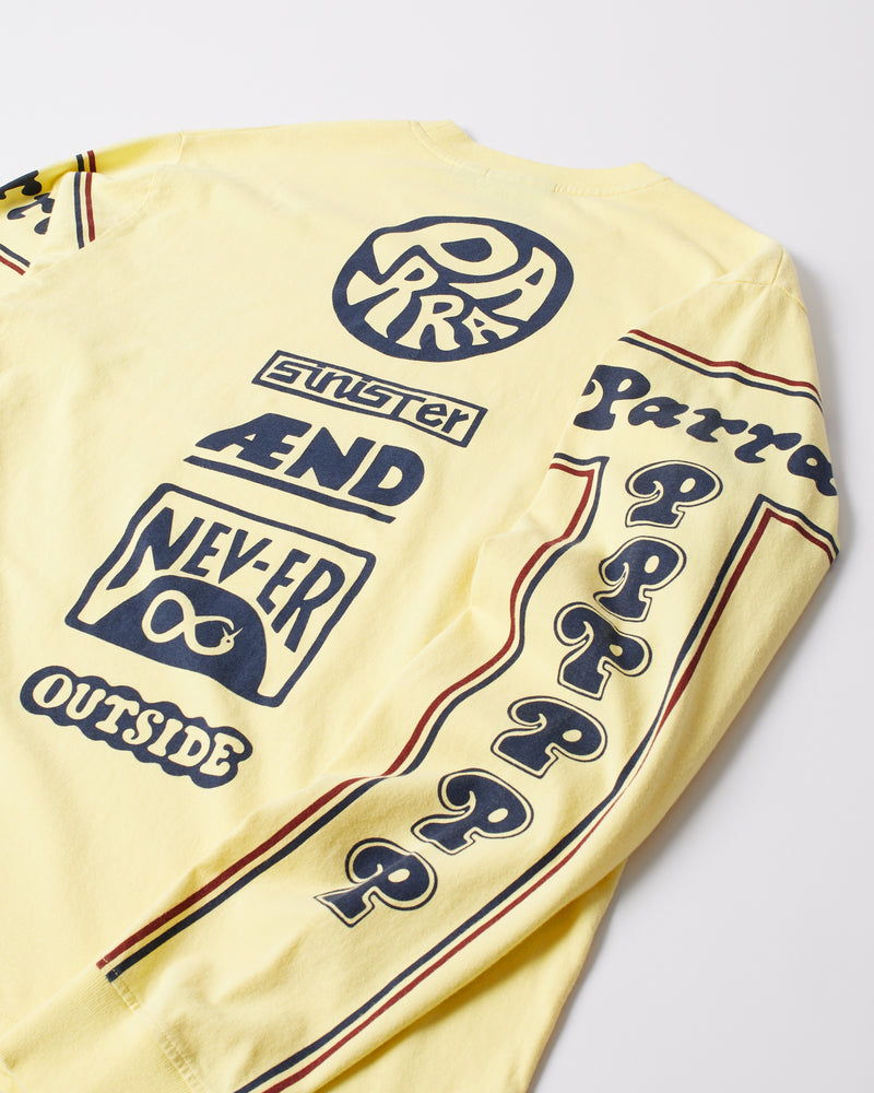 byParra Never Sinister Long Sleeve T-Shirt (Yellow)