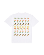 White Patta Surinemoji T-Shirt with screen printed Surinemoji artwork