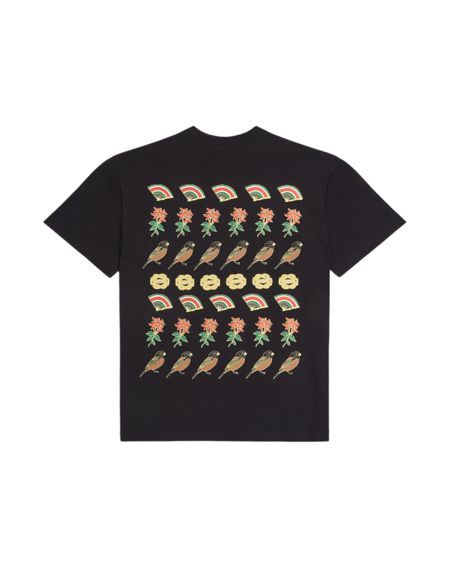 Black Patta Surinemoji T-Shirt with screen printed Surinemoji artwork