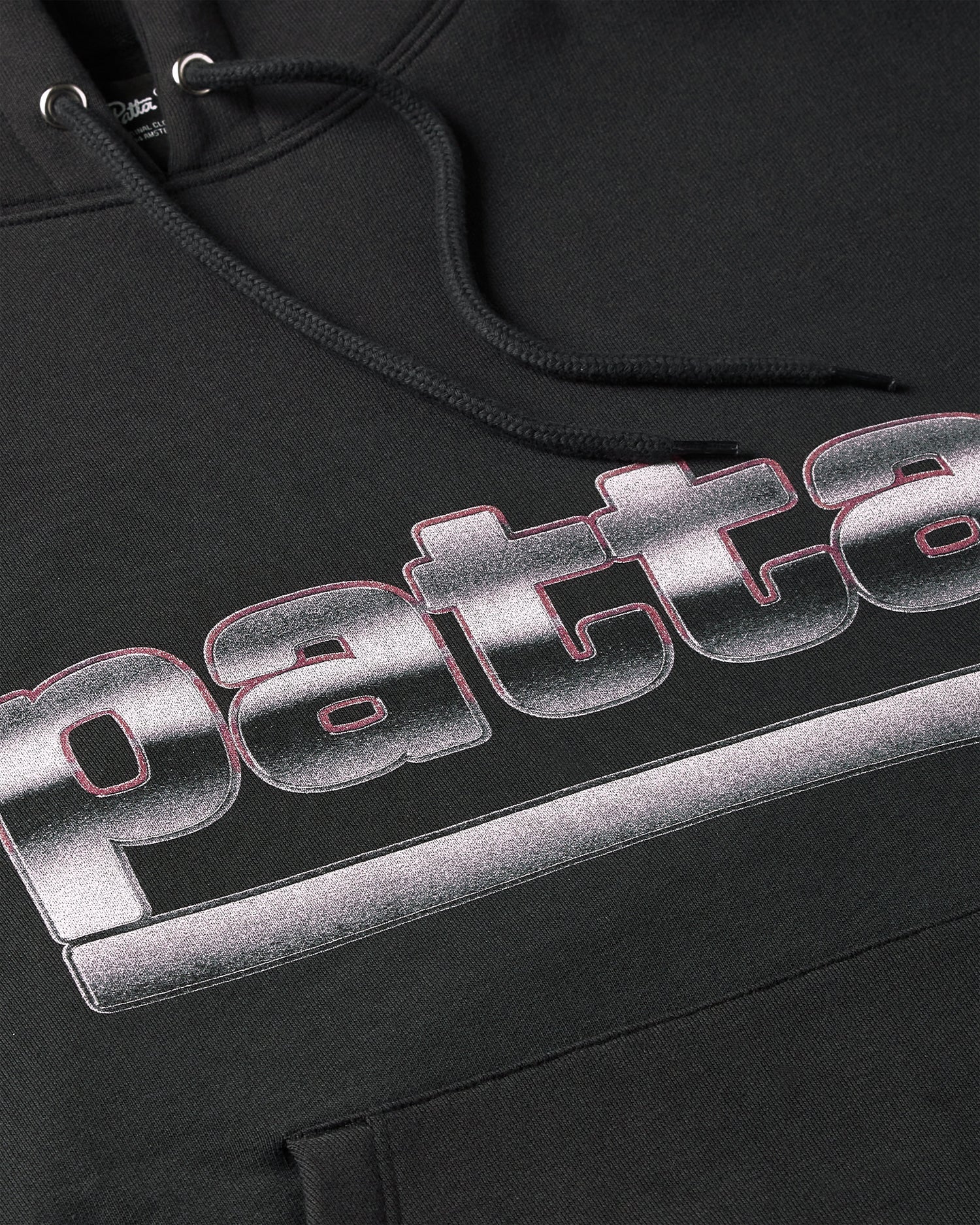 Patta Metal Boxy Hooded Sweater (Moonless Night)