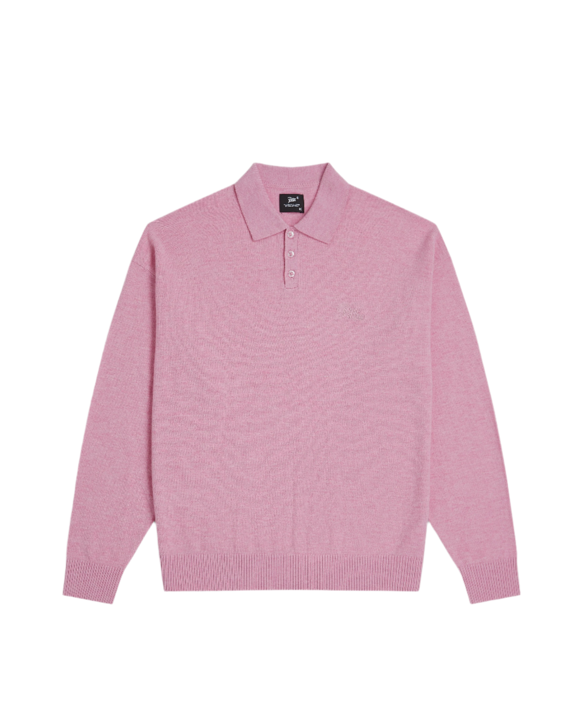 Patta Knitted Wool Longsleeve Polo Shirt