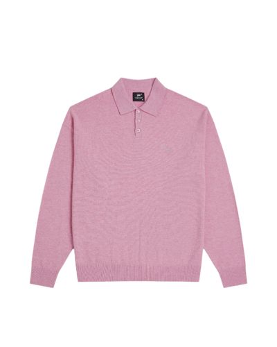 Patta Knitted Wool Longsleeve Polo Shirt