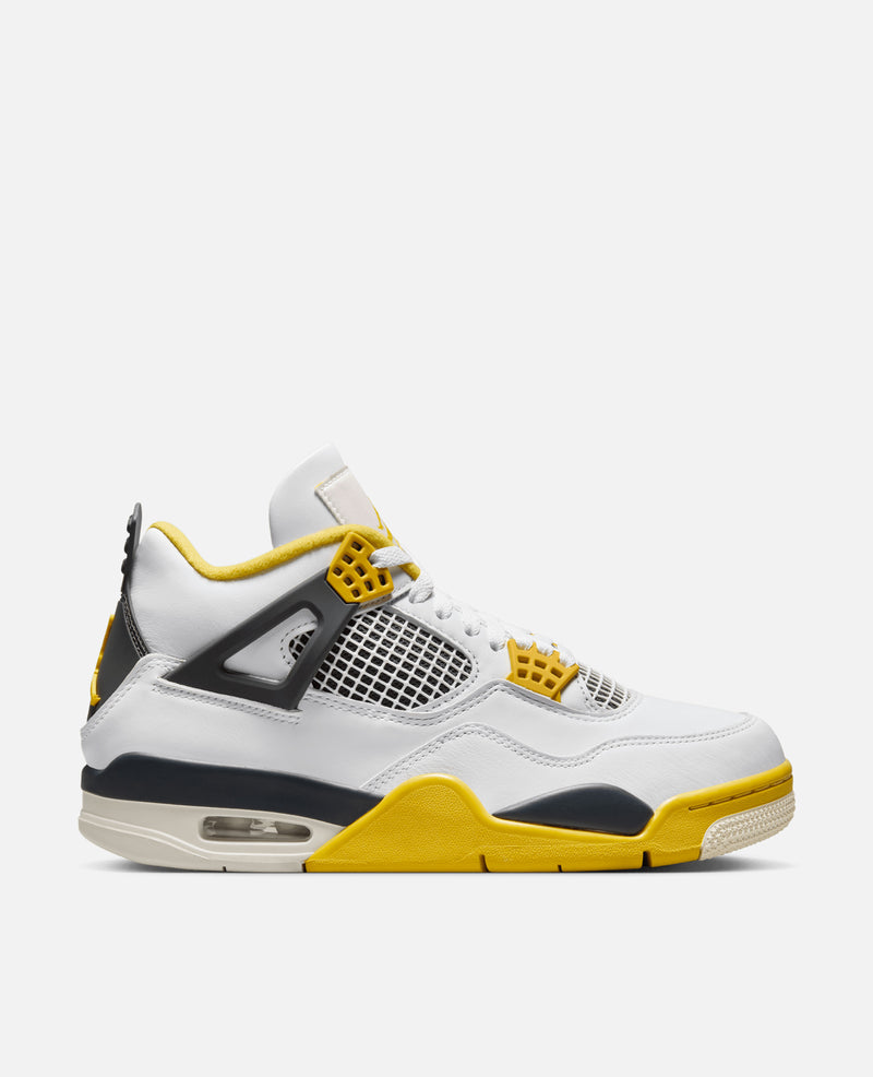 Air Jordan WMNS 4 Retro (White/Coconut/Milk-Vivid Sulfur)