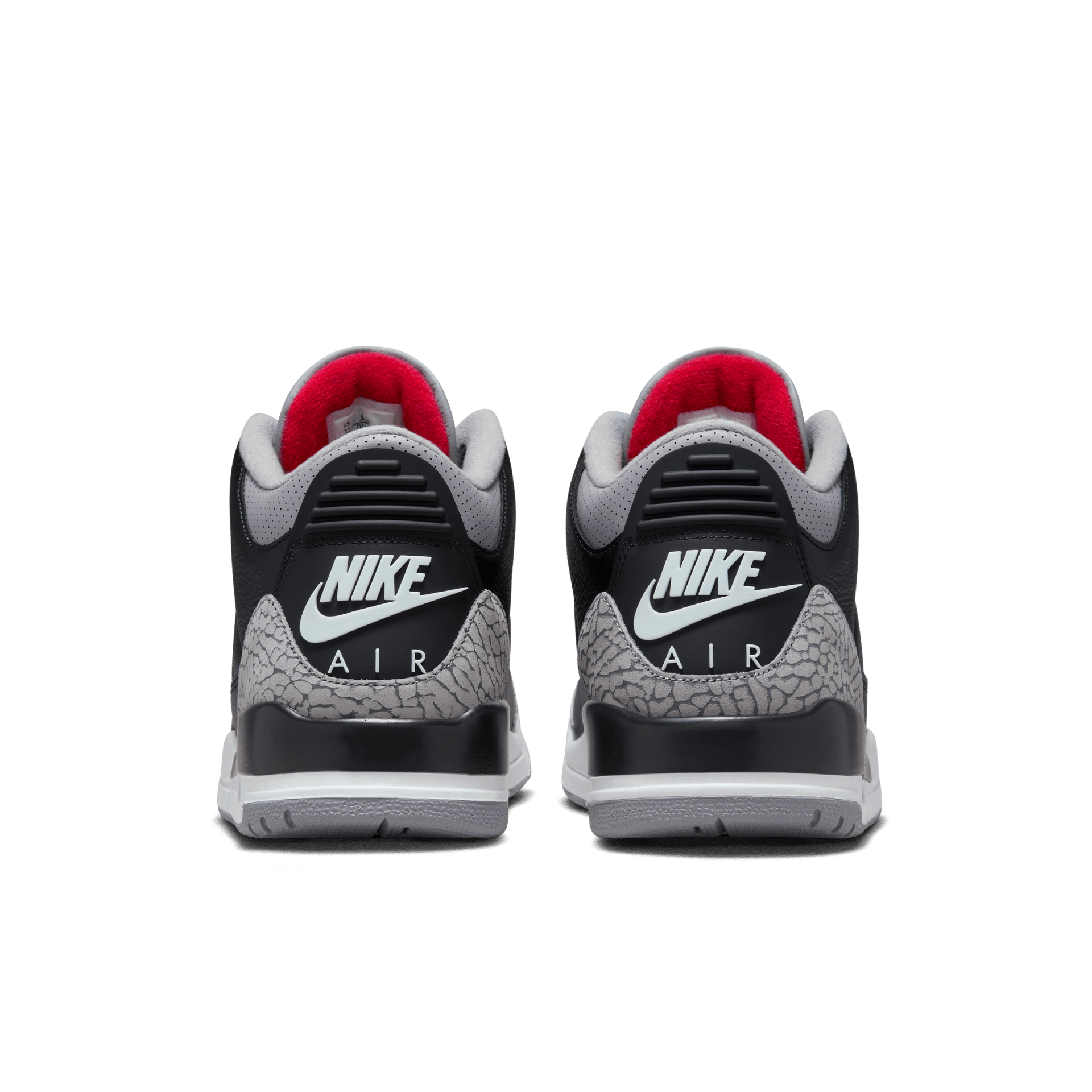 Air Jordan 3 Retro (Black/Fire Red-Cement Grey-Summit White)