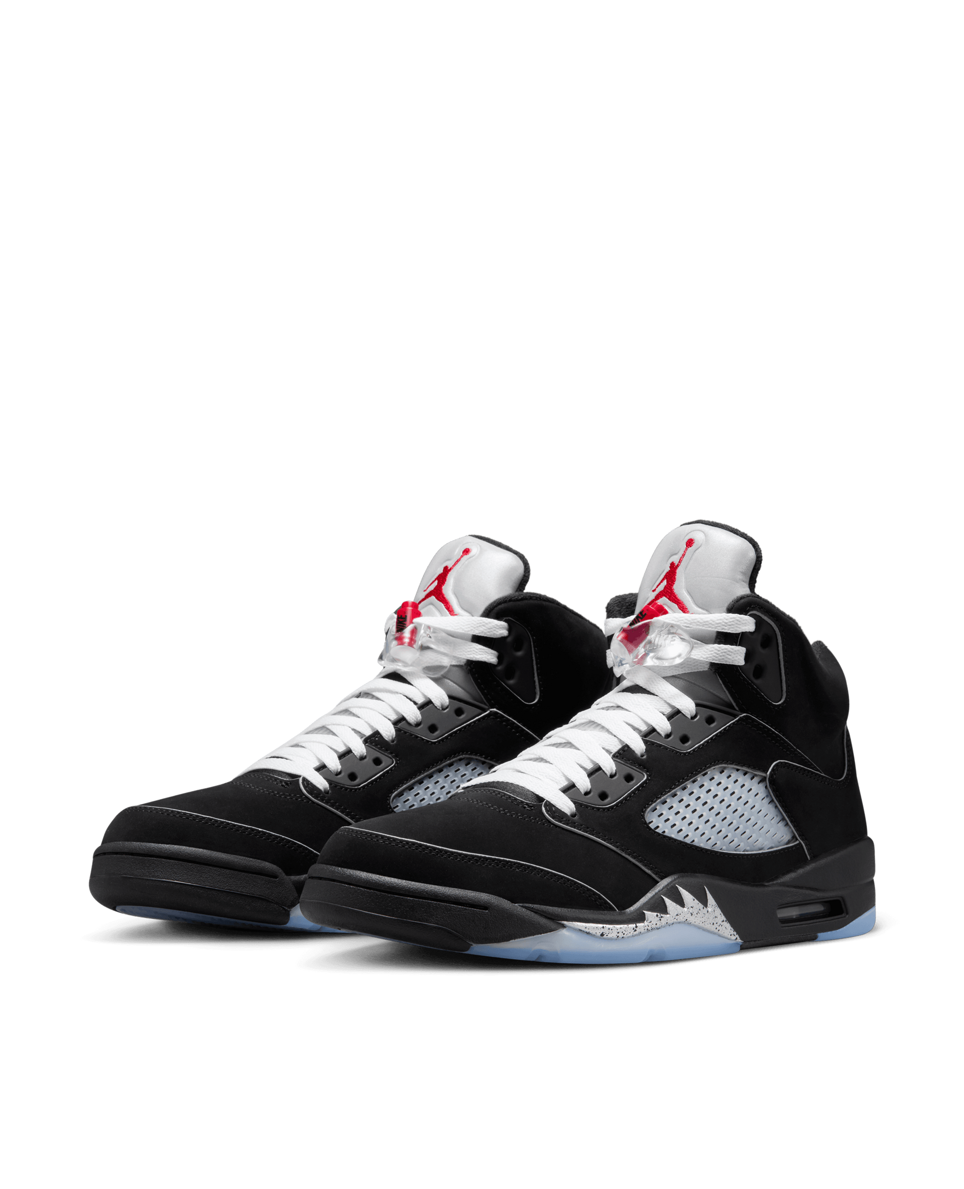 Nike Air Jordan 5 Retro OG (Black/White-Metallic Silver-Fire Red)