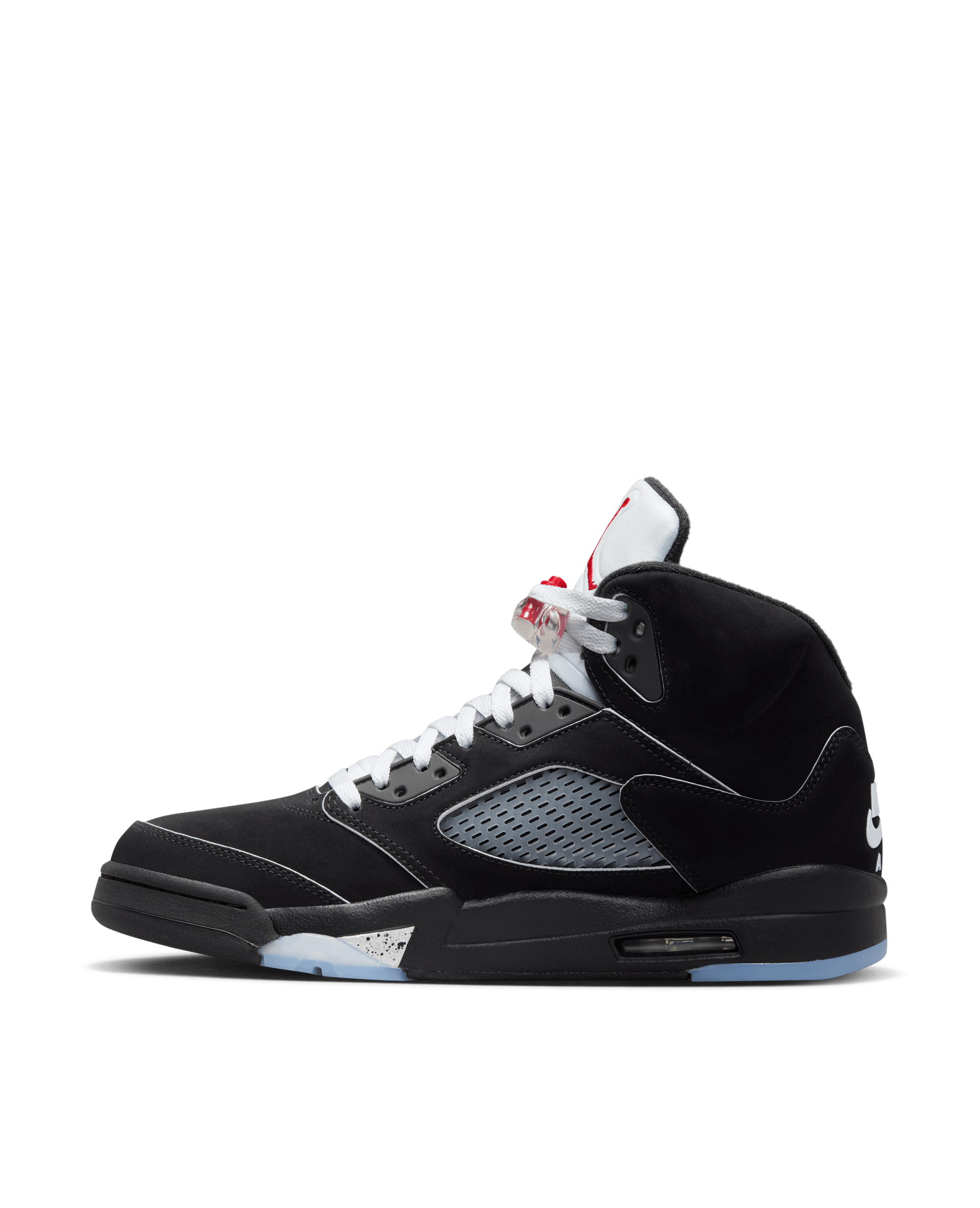 Nike Air Jordan 5 Retro OG (Black/White-Metallic Silver-Fire Red)