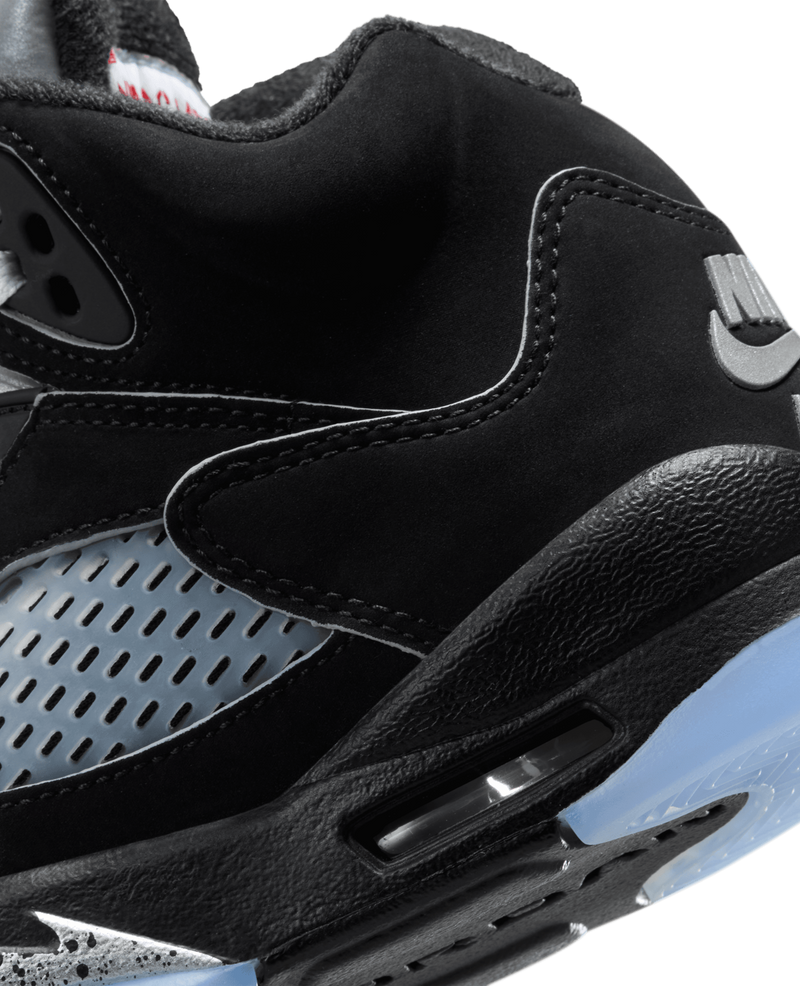 Nike Air Jordan 5 Retro OG (Black/White-Metallic Silver-Fire Red)