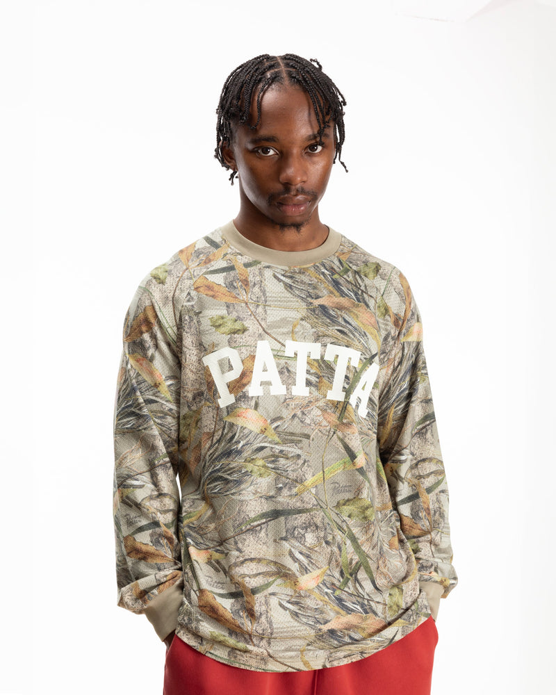 Patta Nature Print Longsleeve Mesh Jersey