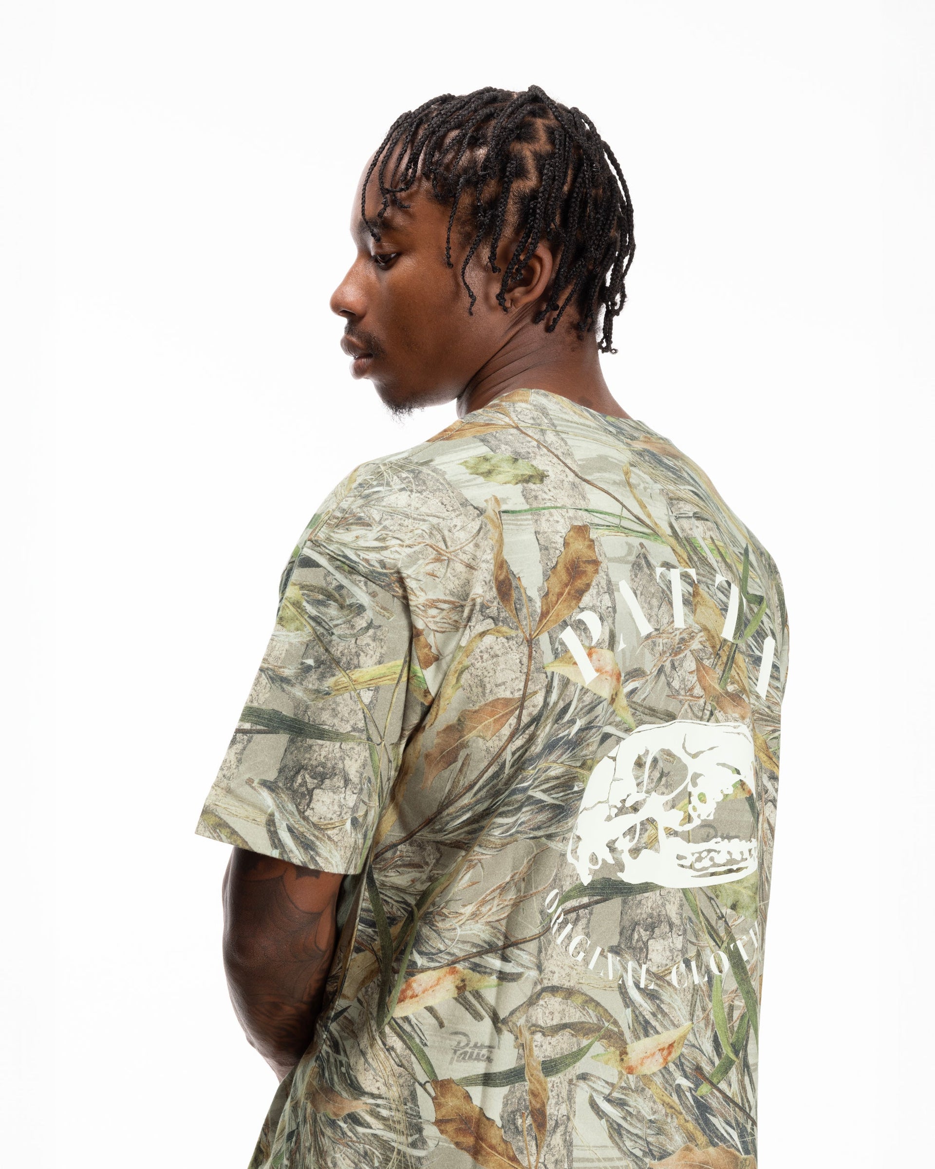 Patta Nature Print Skull T-Shirt