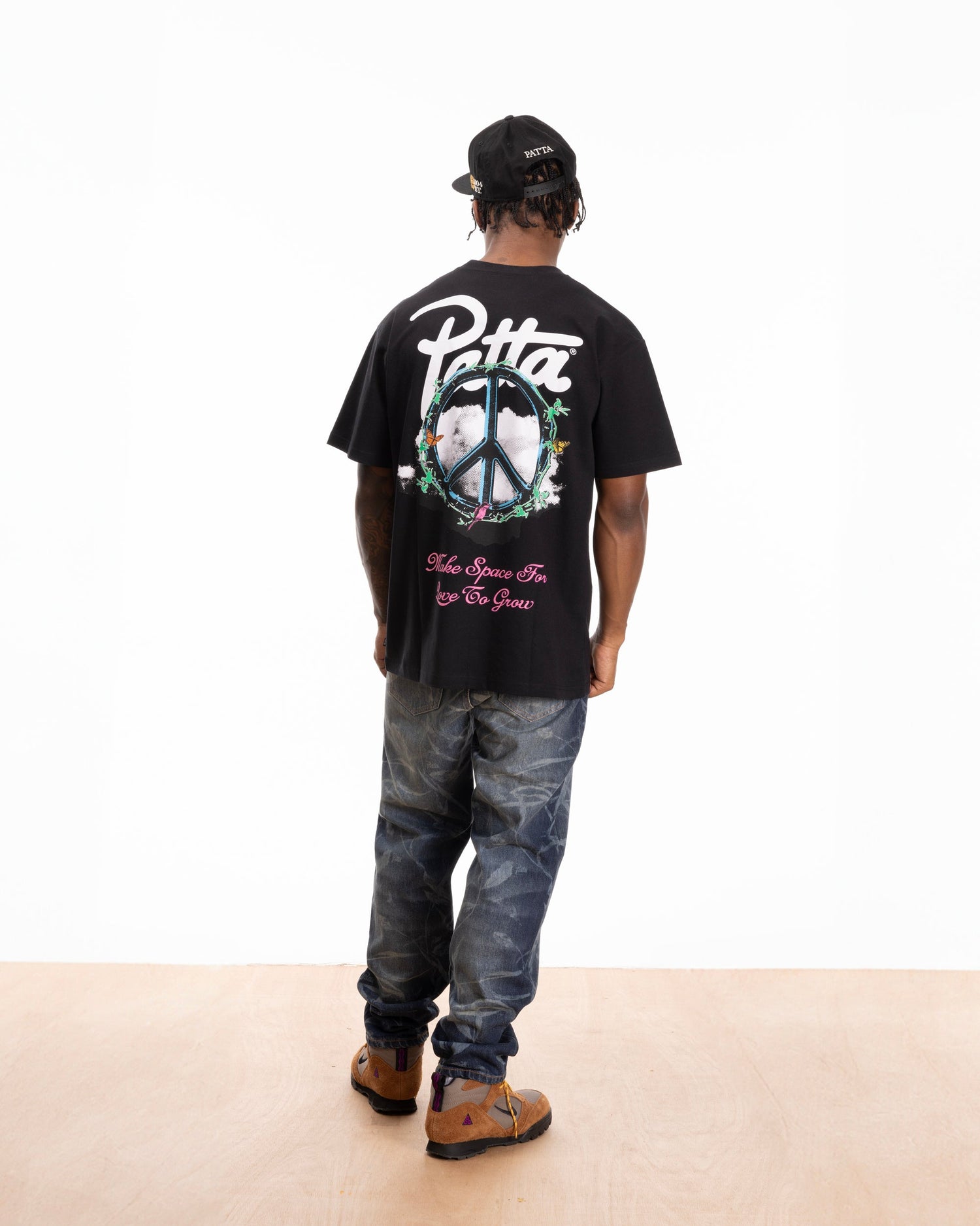 Patta Xerox Peace T-Shirt (Black)