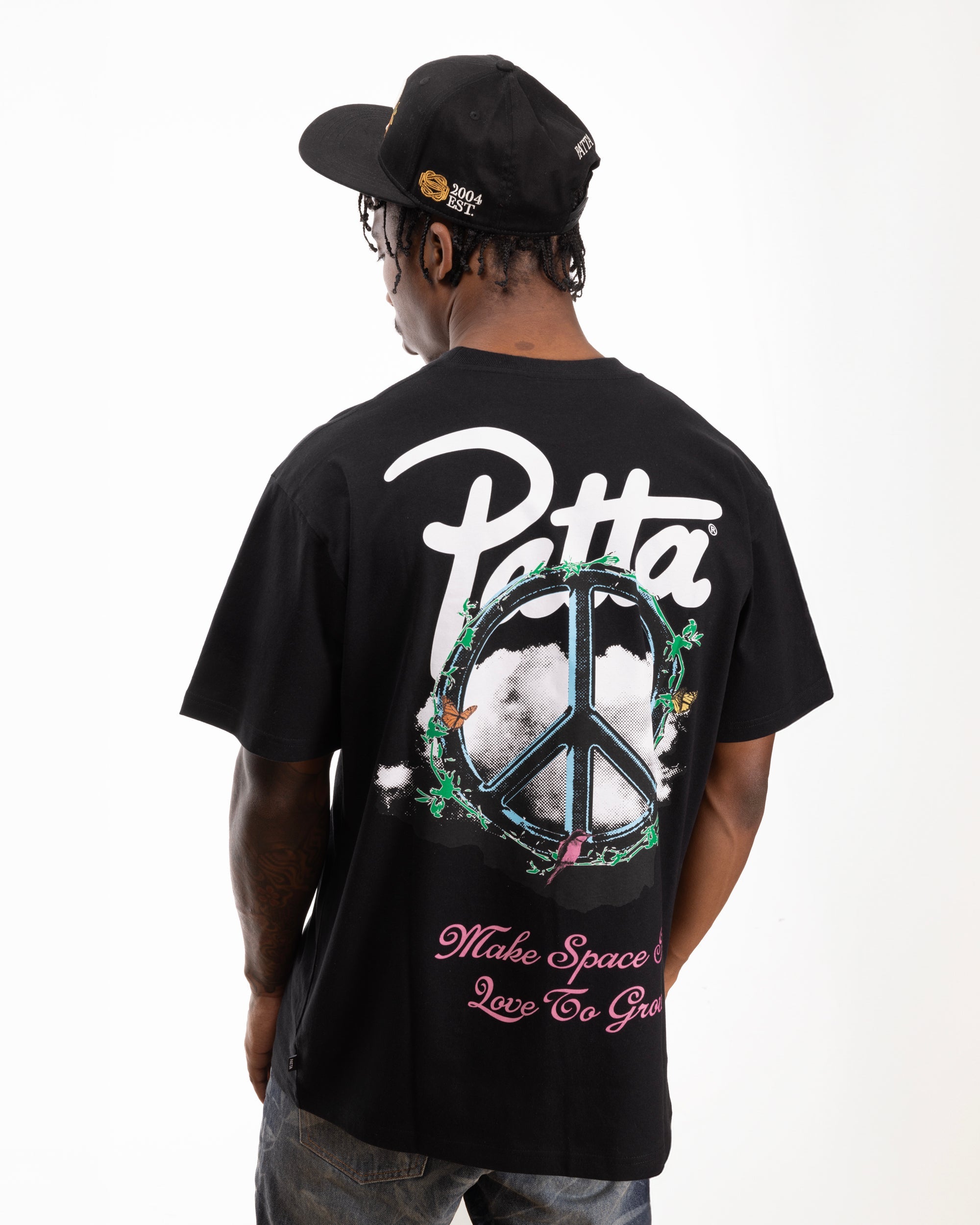 Patta Xerox Peace T-Shirt (Black) – Patta UK