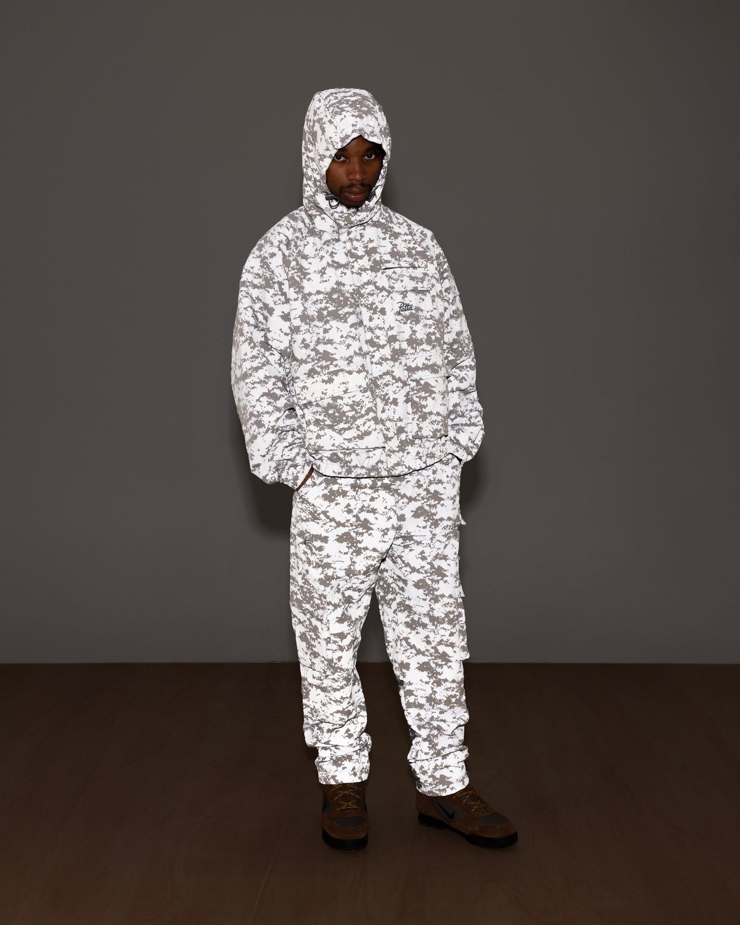 Patta Digi Camo Reflective Jacket (Wild Dove)