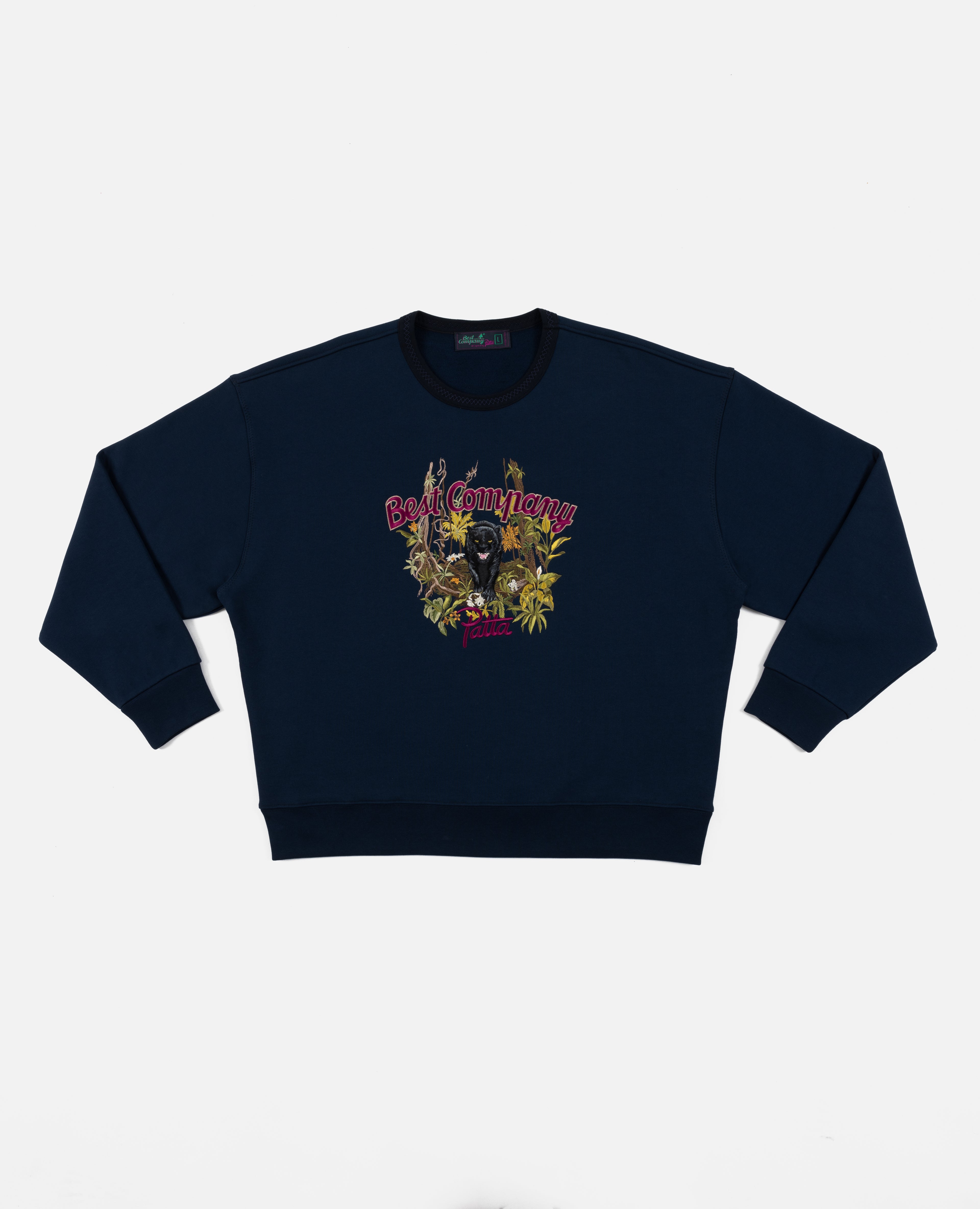 Patta x Best Company Busbusi Crewneck Sweater (Navy) – Patta UK