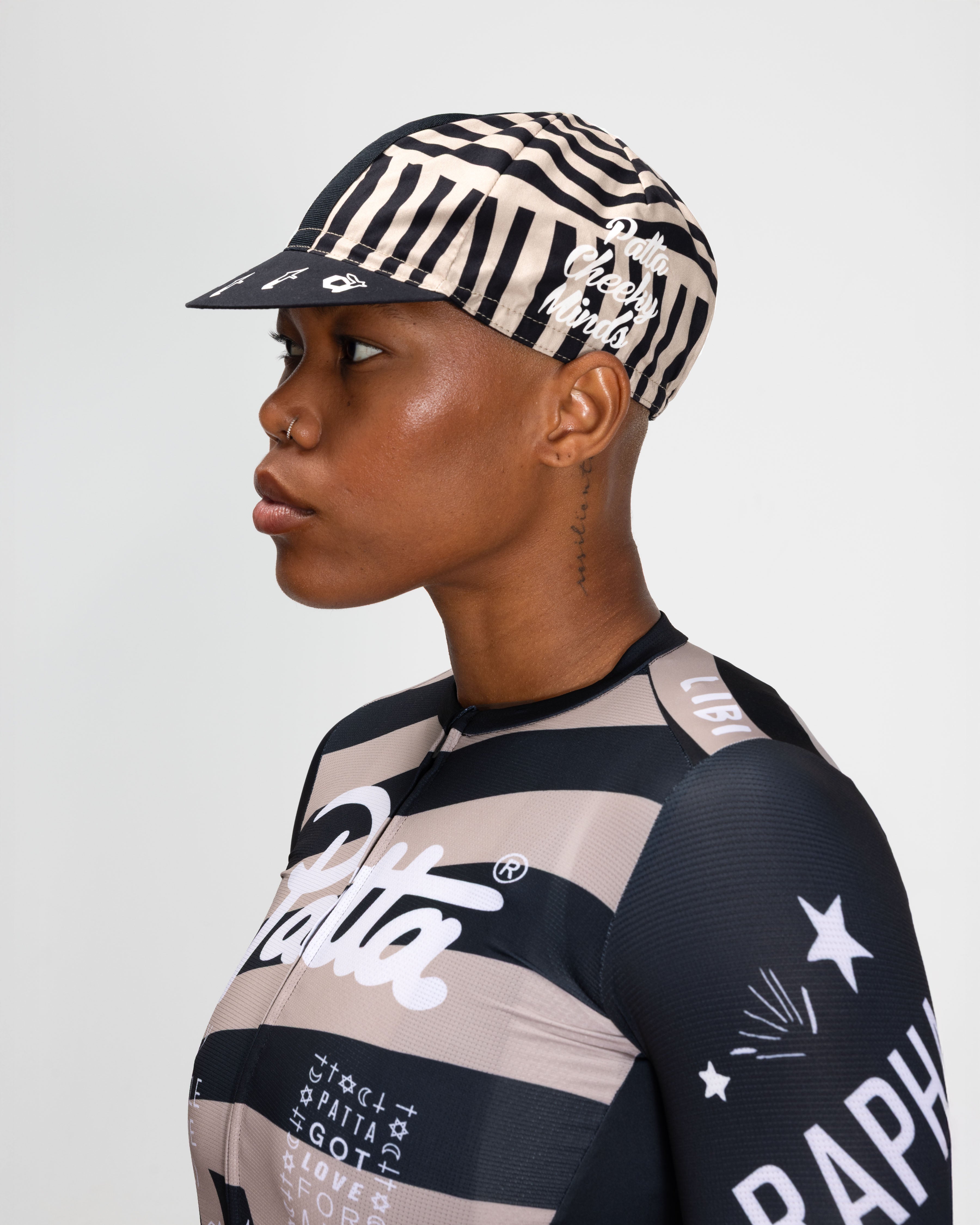 Patta x Rapha Cap II (Black/Stone) – Patta UK
